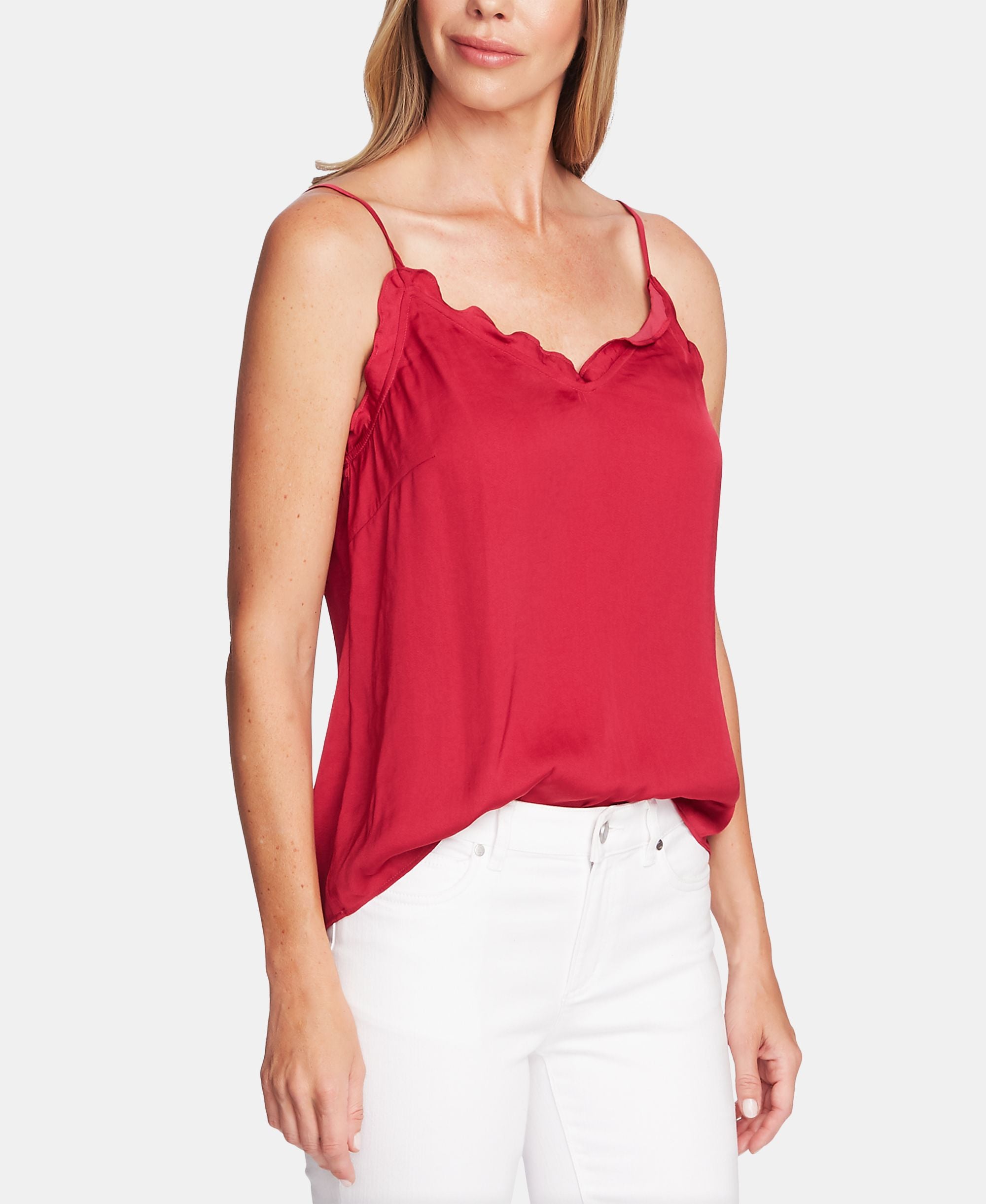 V-Neck Ruffled Camisole