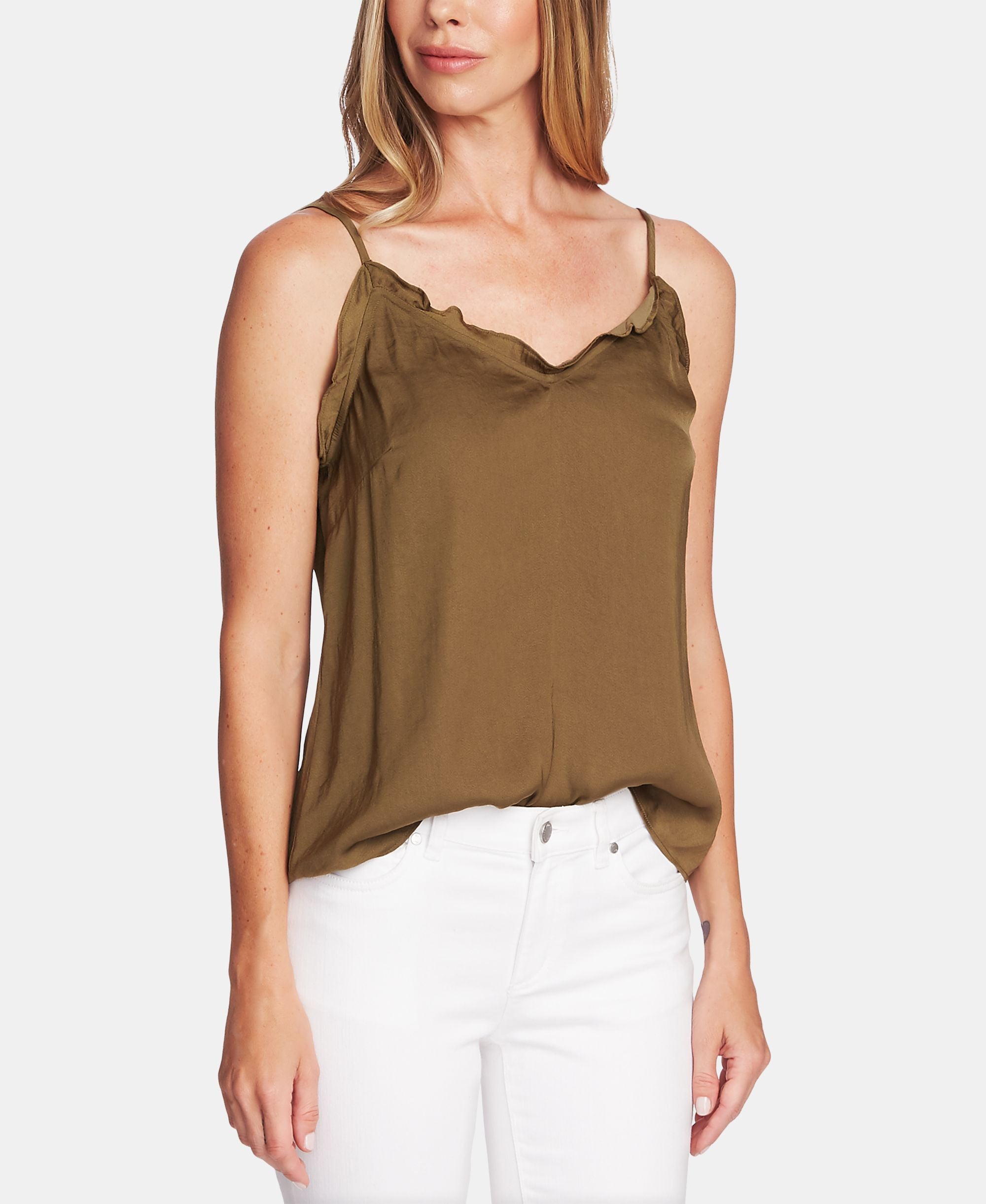 V-Neck Ruffled Camisole