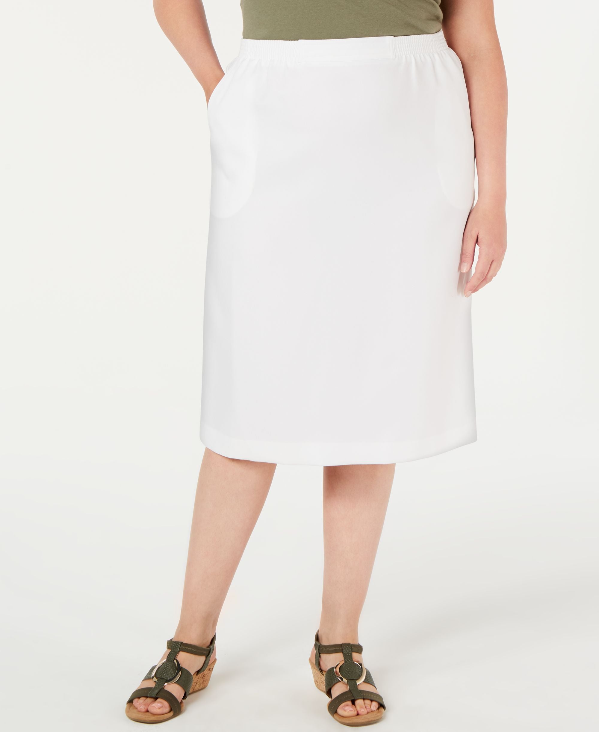 Plus Size Classics Classic Fit Skirt