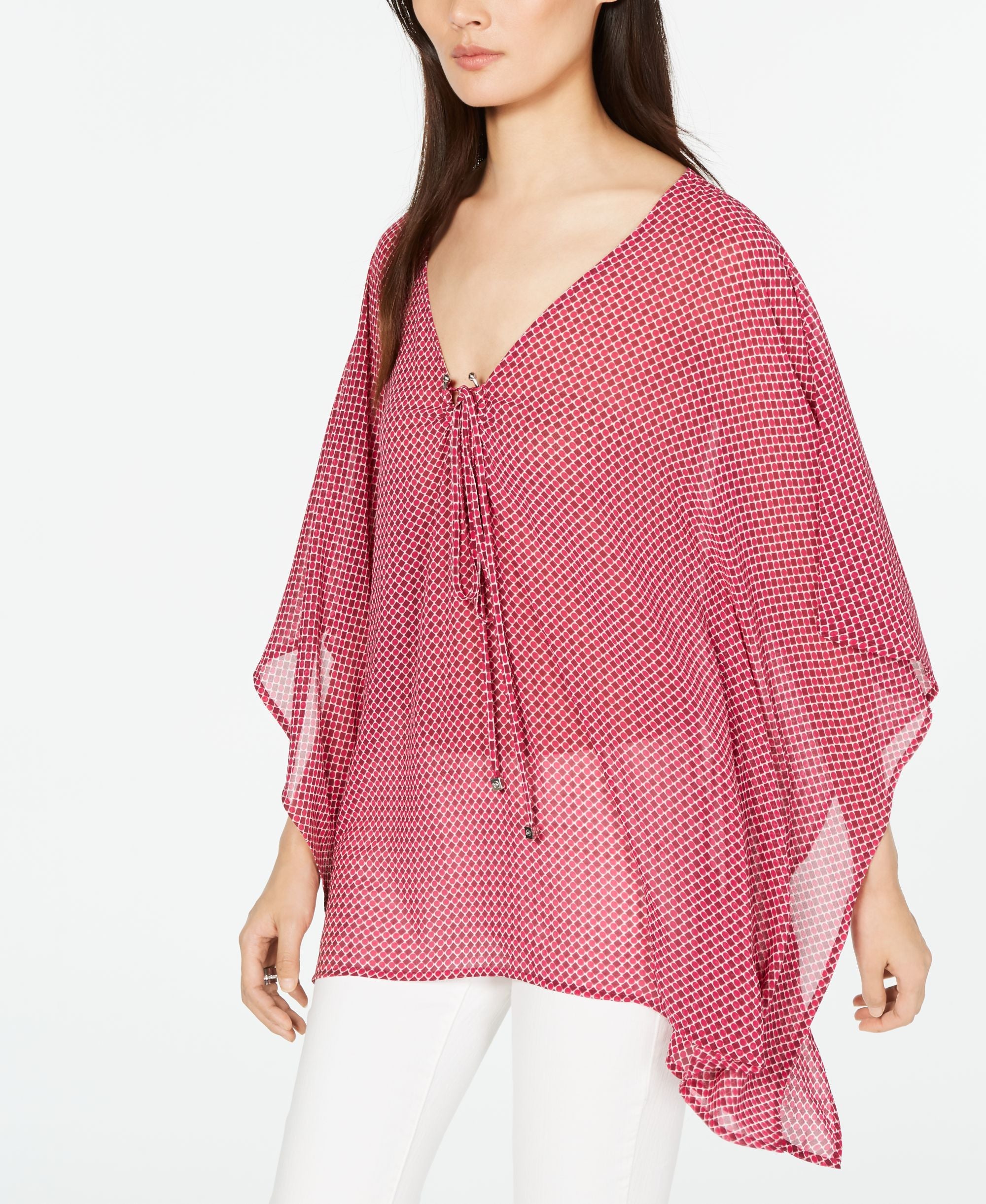Michael Michael Kors Bias Tile Print Top