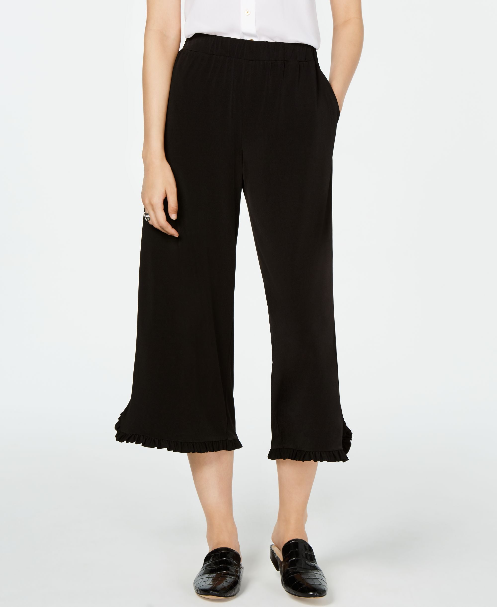 Michael Michael Kors Ruffled Pull On Pants
