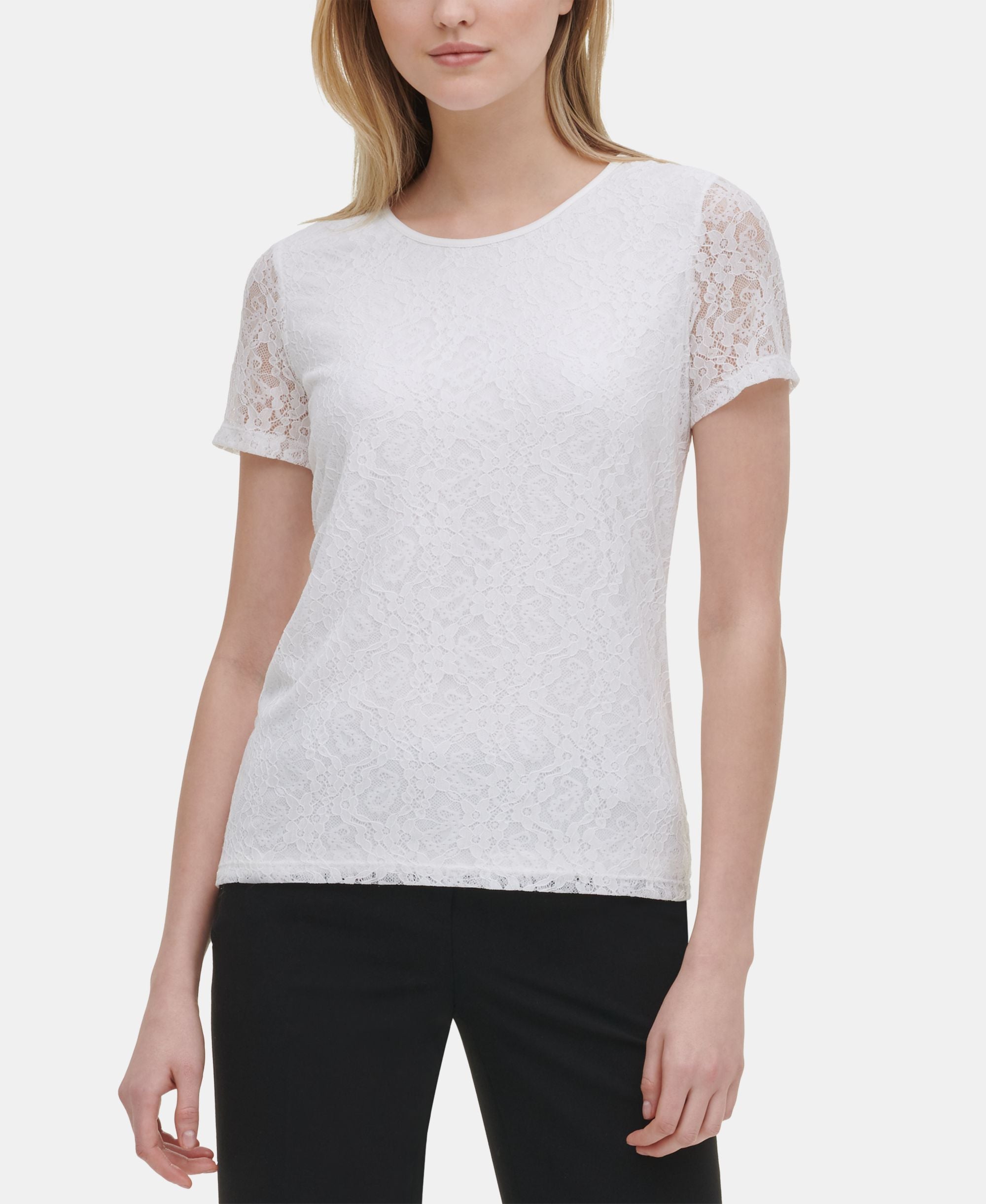 Calvin Klein Floral Lace Top