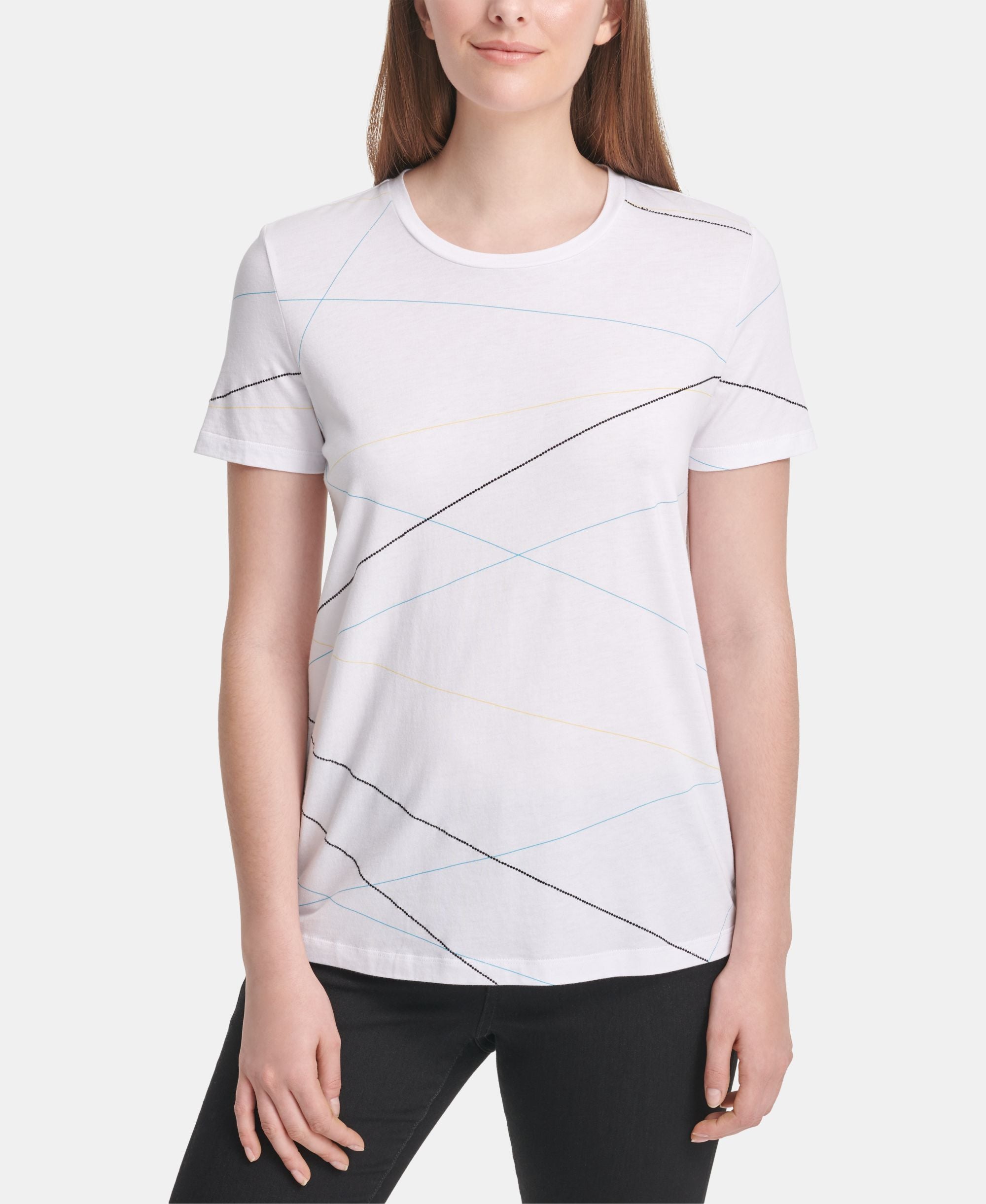 DKNY Printed Crewneck T-Shirt