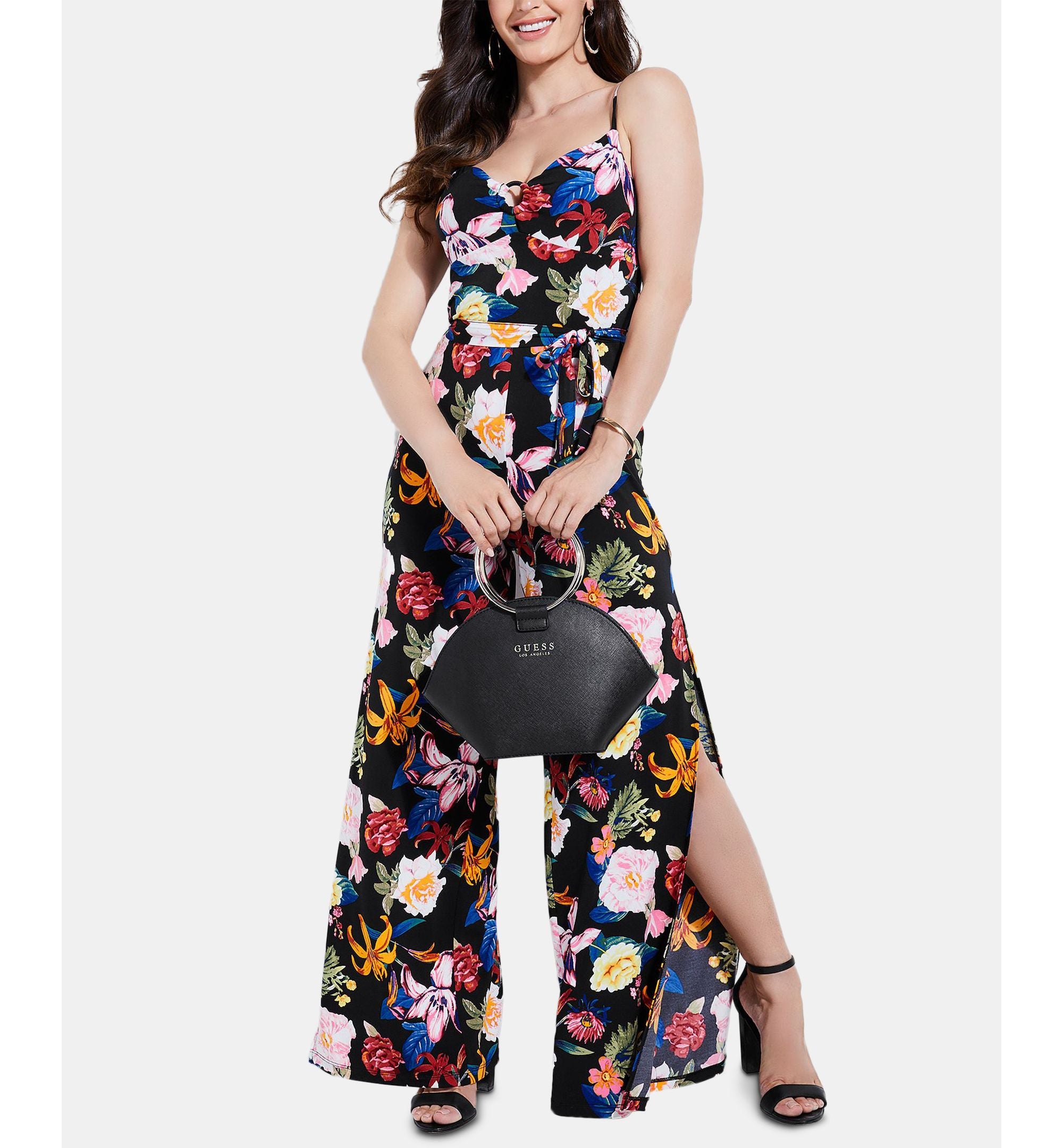 Guess Tamiko Printed O Ring Jumpsuit