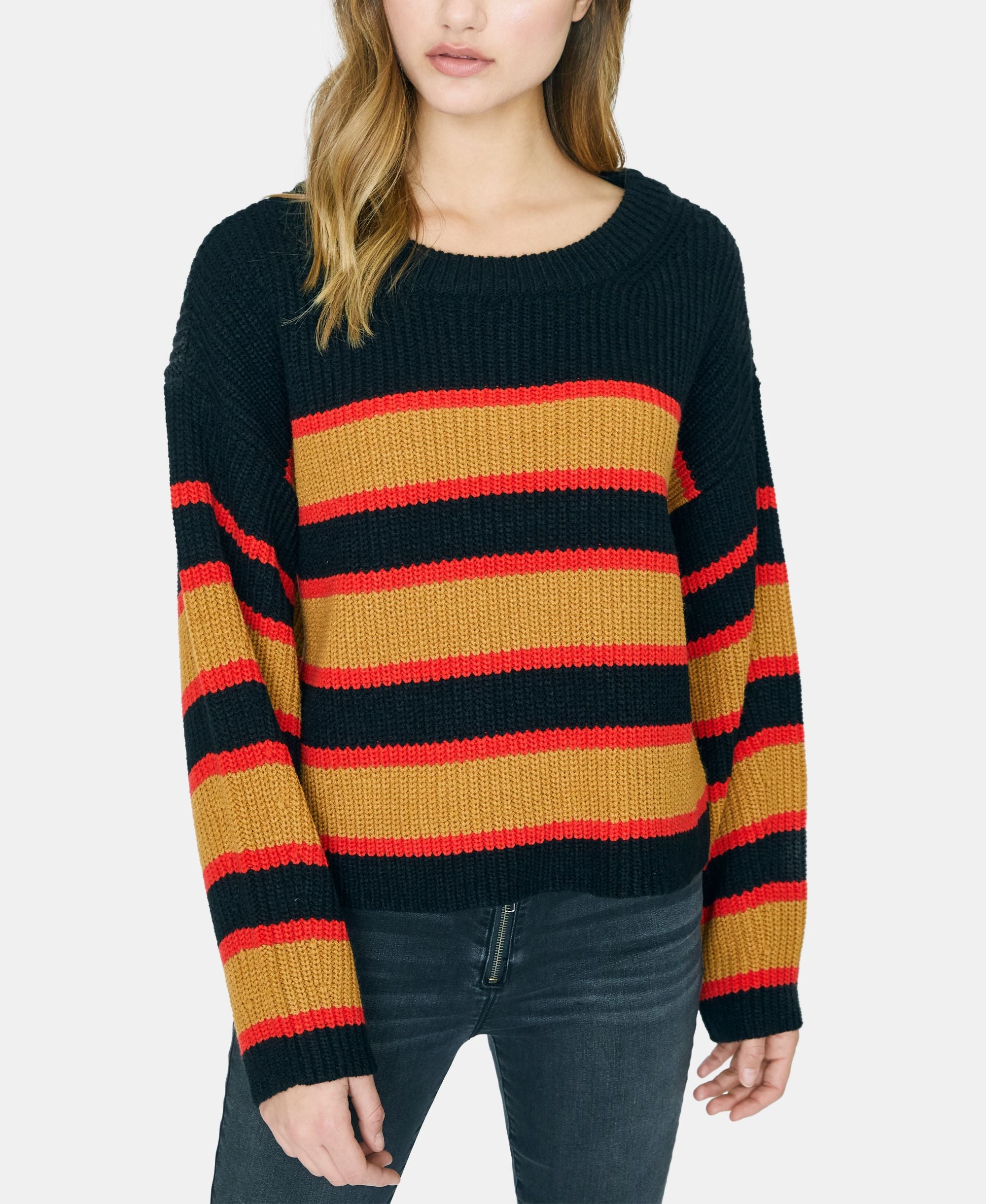 Sanctuary Ezra Striped Knit Sweater