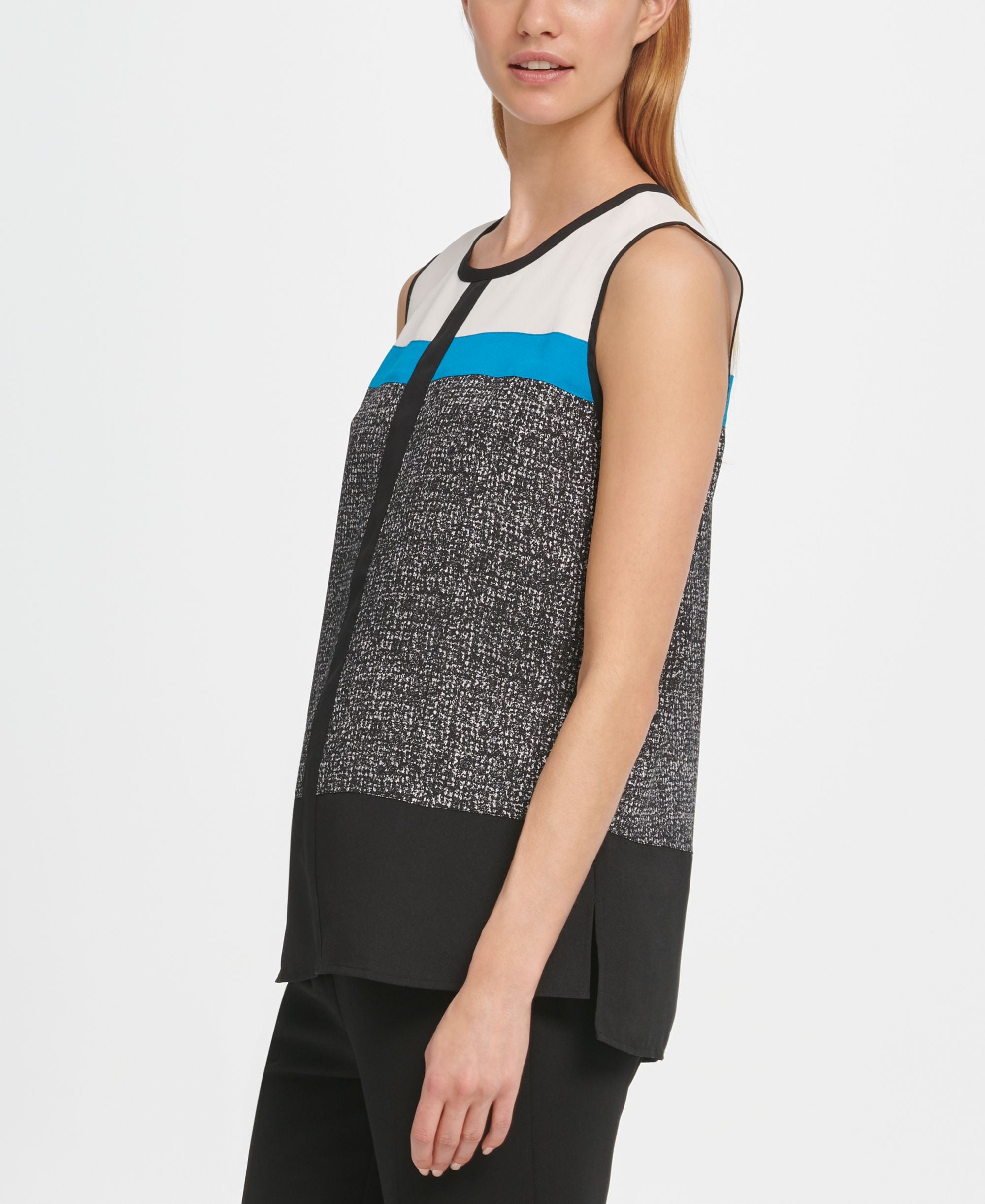DKNY Colorblocked Top