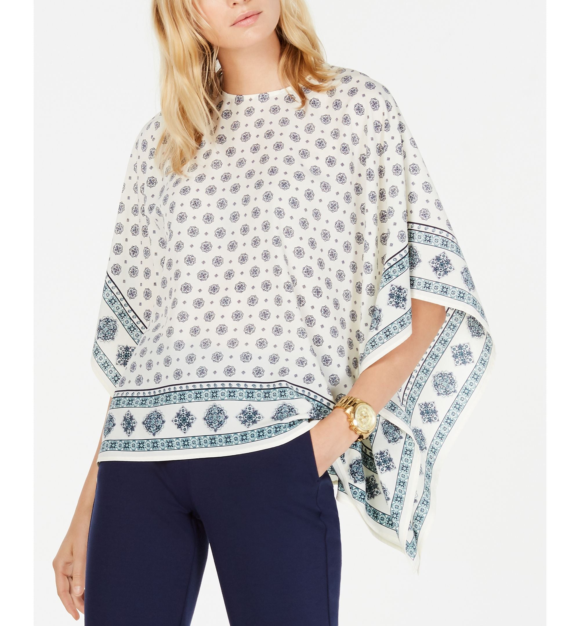 Michael Michael Kors Printed Flutter Top