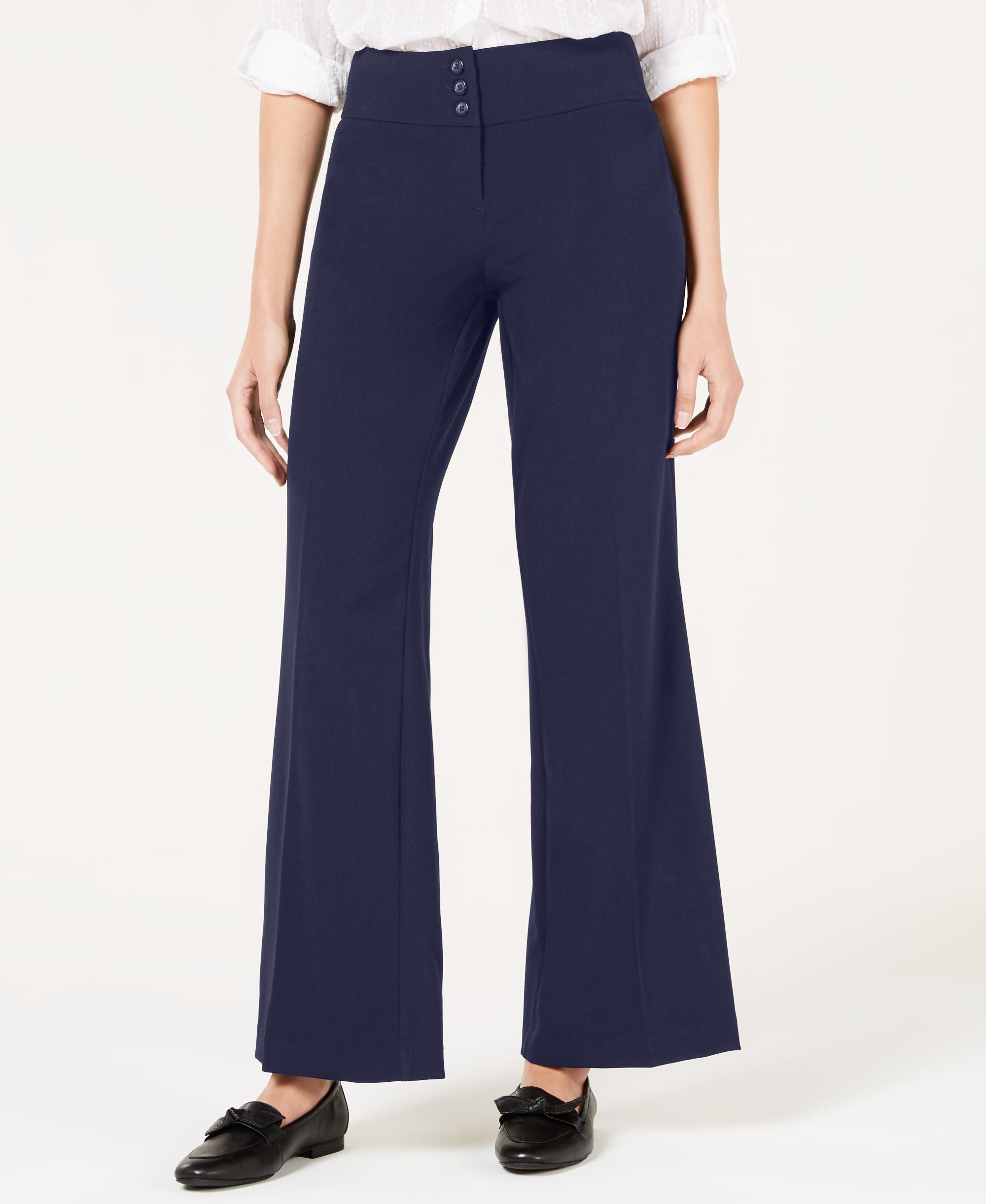 Style & Co Stretch Wide Leg Pants