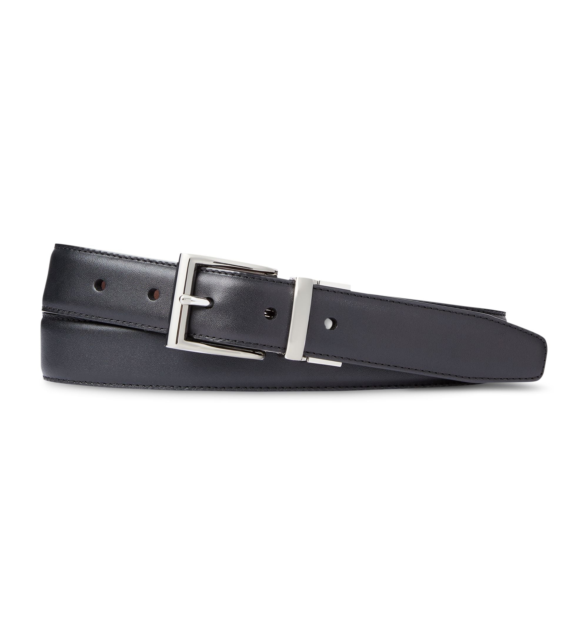 Men's Reversible Leather Dress Belt