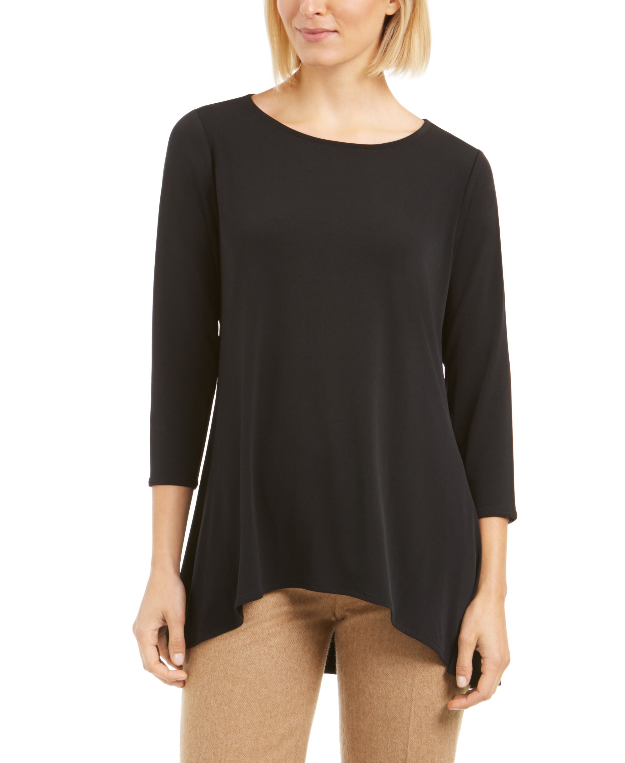 Alfani Petite Solid Swing Top