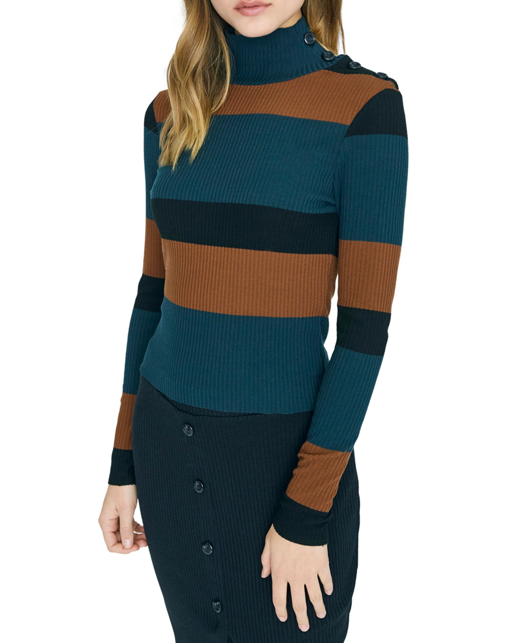 Sanctuary Mand Striped Sweater