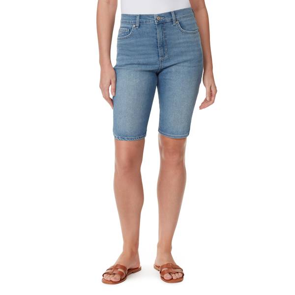 Plus Size Amanda Bermuda Denim Shorts