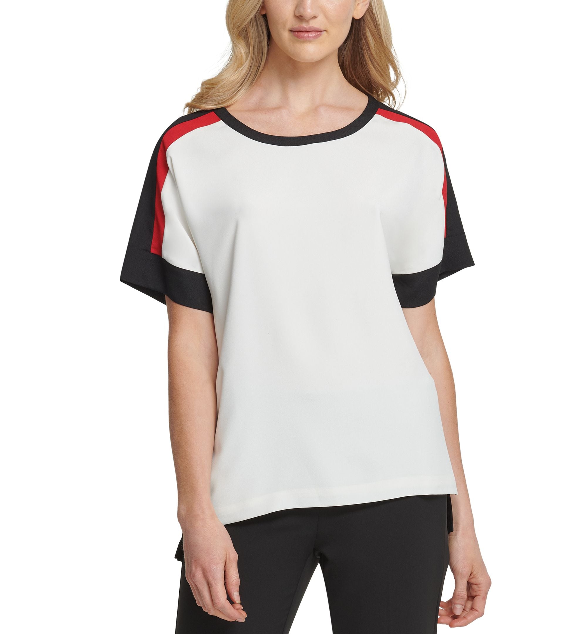 DKNY Colorblocked Top