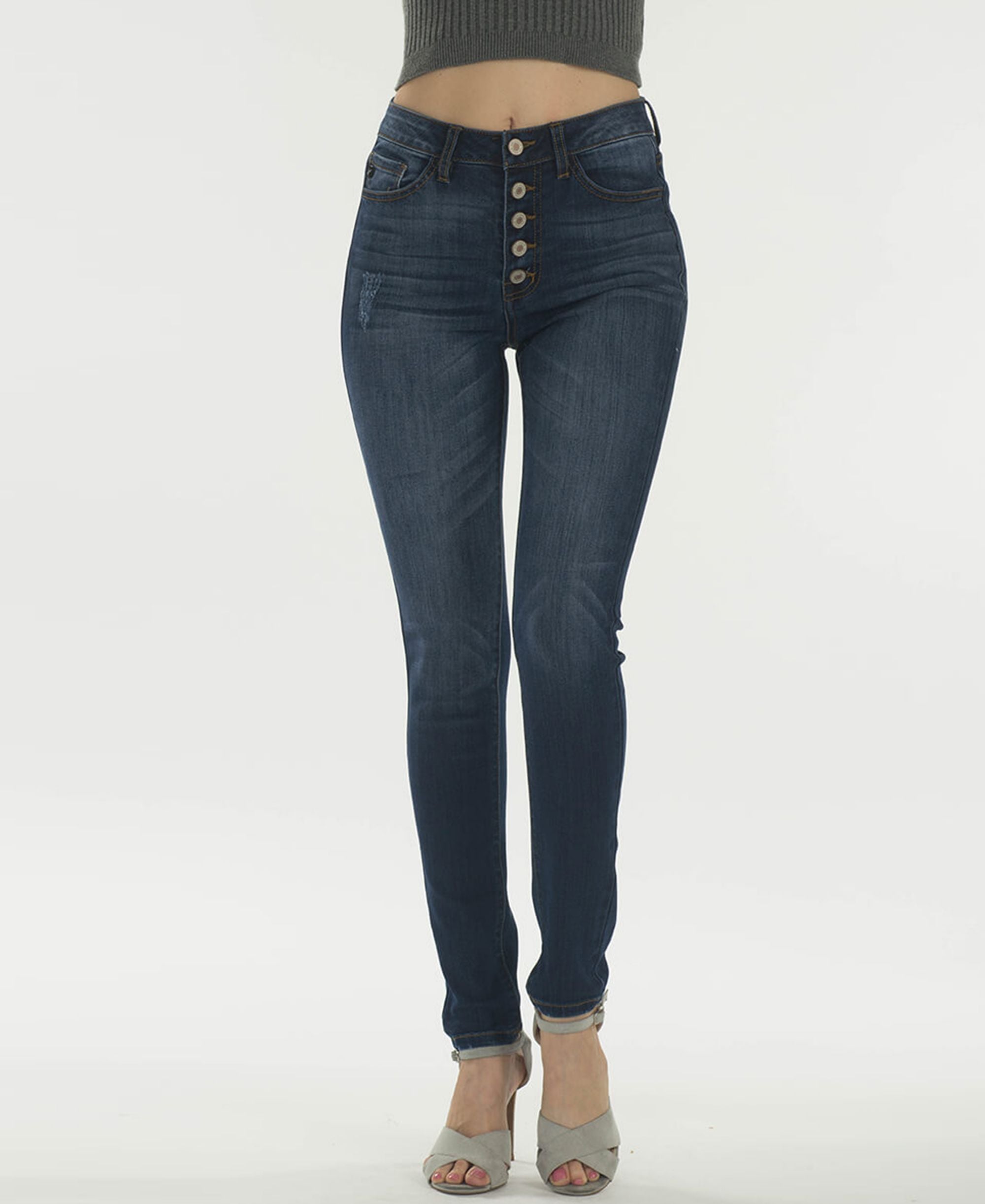 High Rise 5 Pocket Skinny Jeans