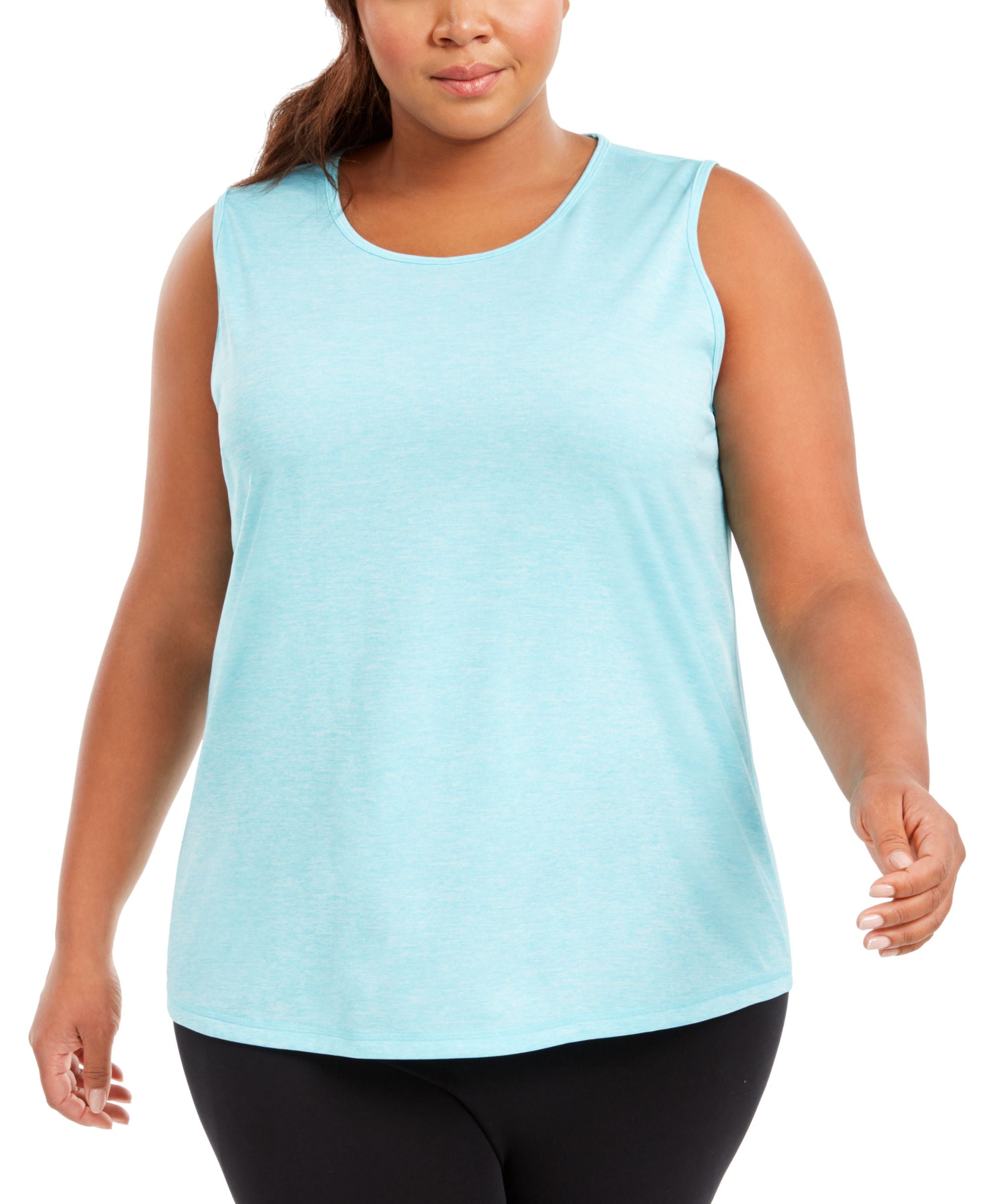 Plus Size Keyhole-Back Tank Top
