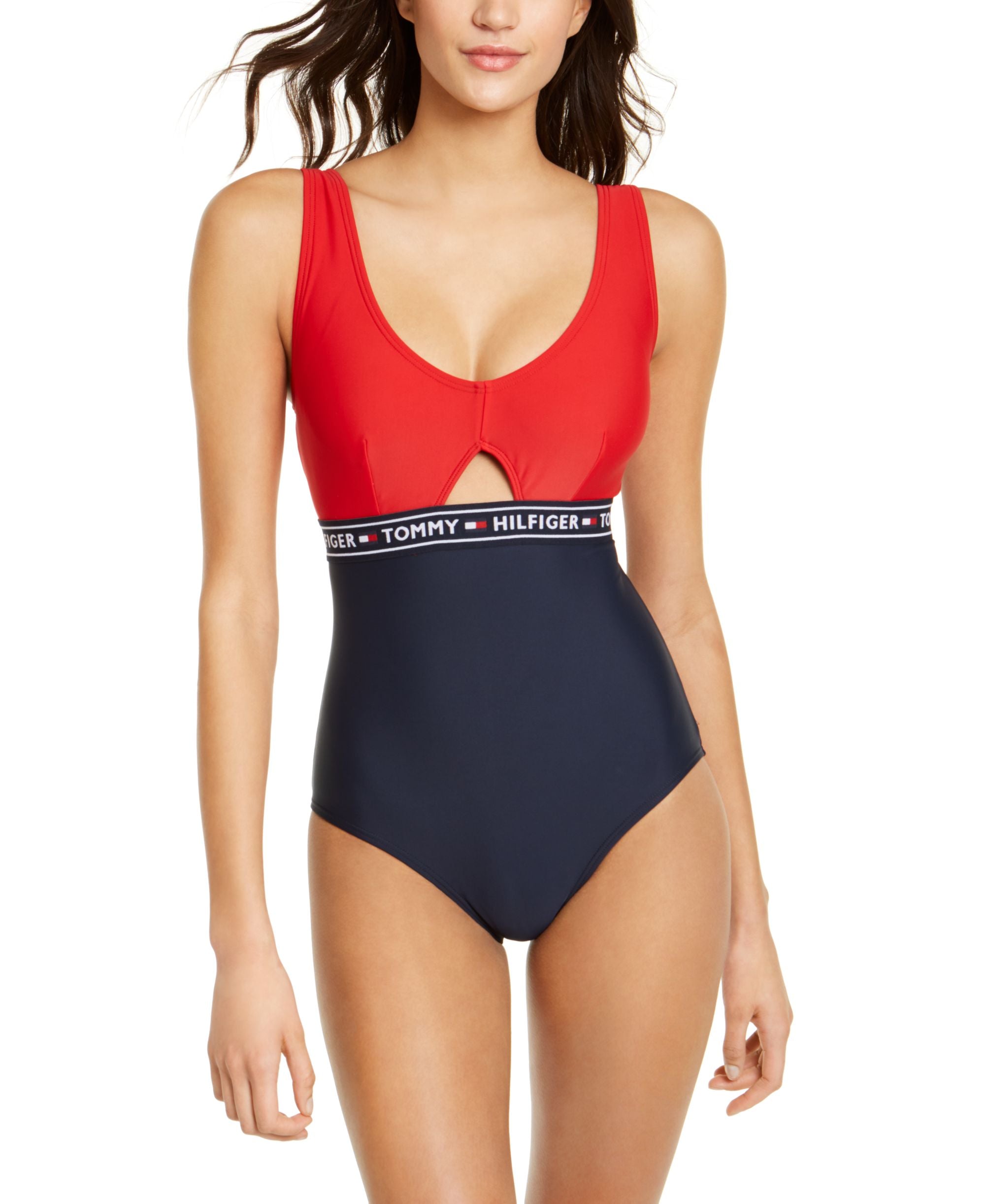 Logo One-Piece Swimsuit
