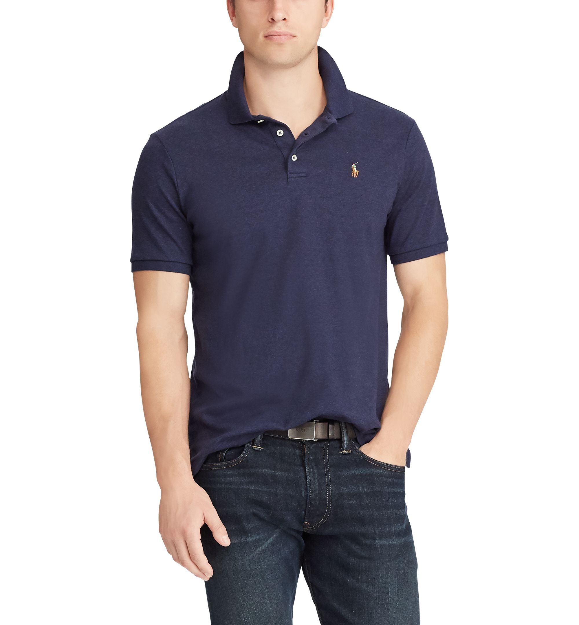 Men's Big & Tall Classic Fit Soft Cotton Polo