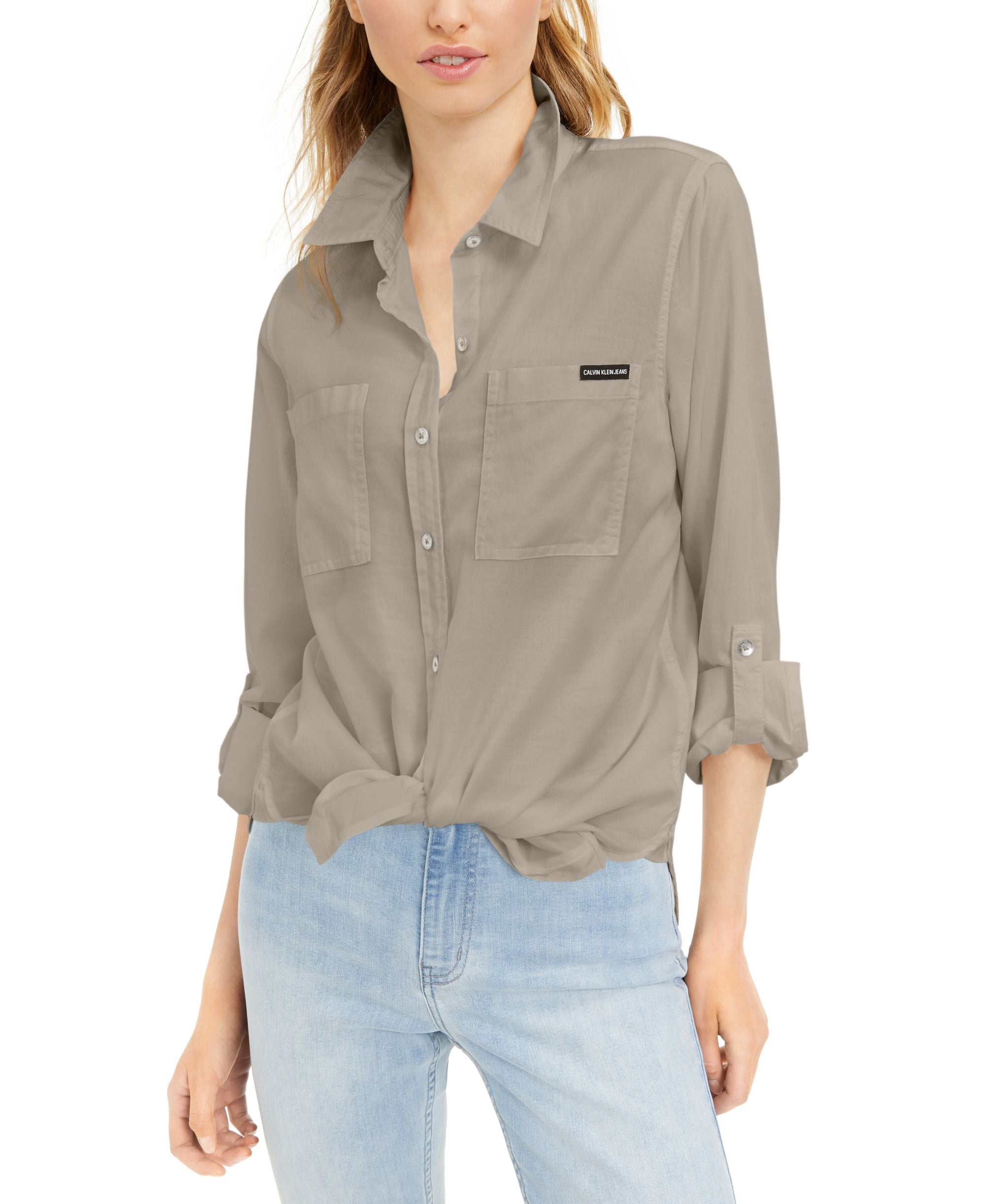 Calvin Klein Jeans Petite Utility Shirt