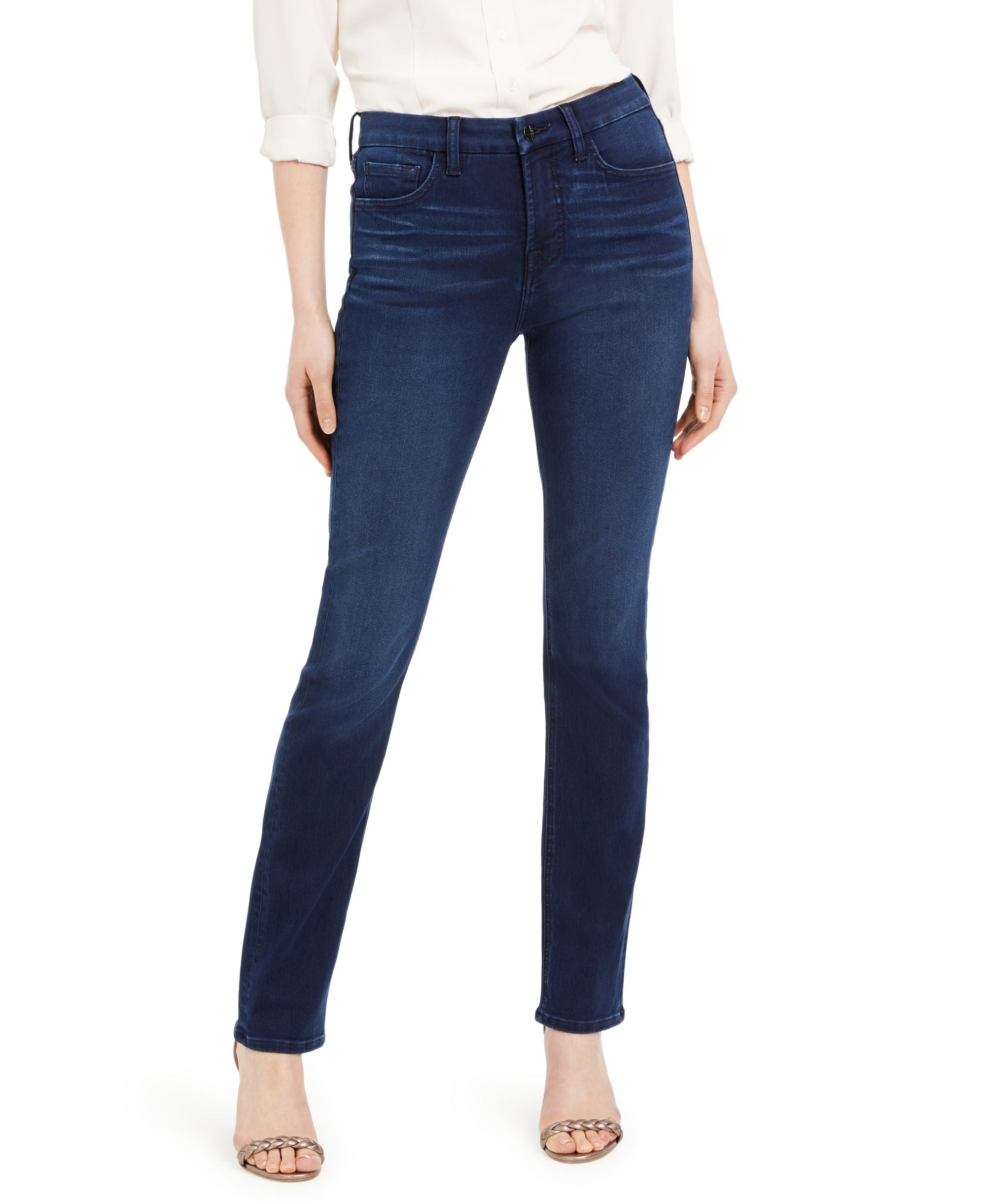 Jen7 Slim Straight Jeans
