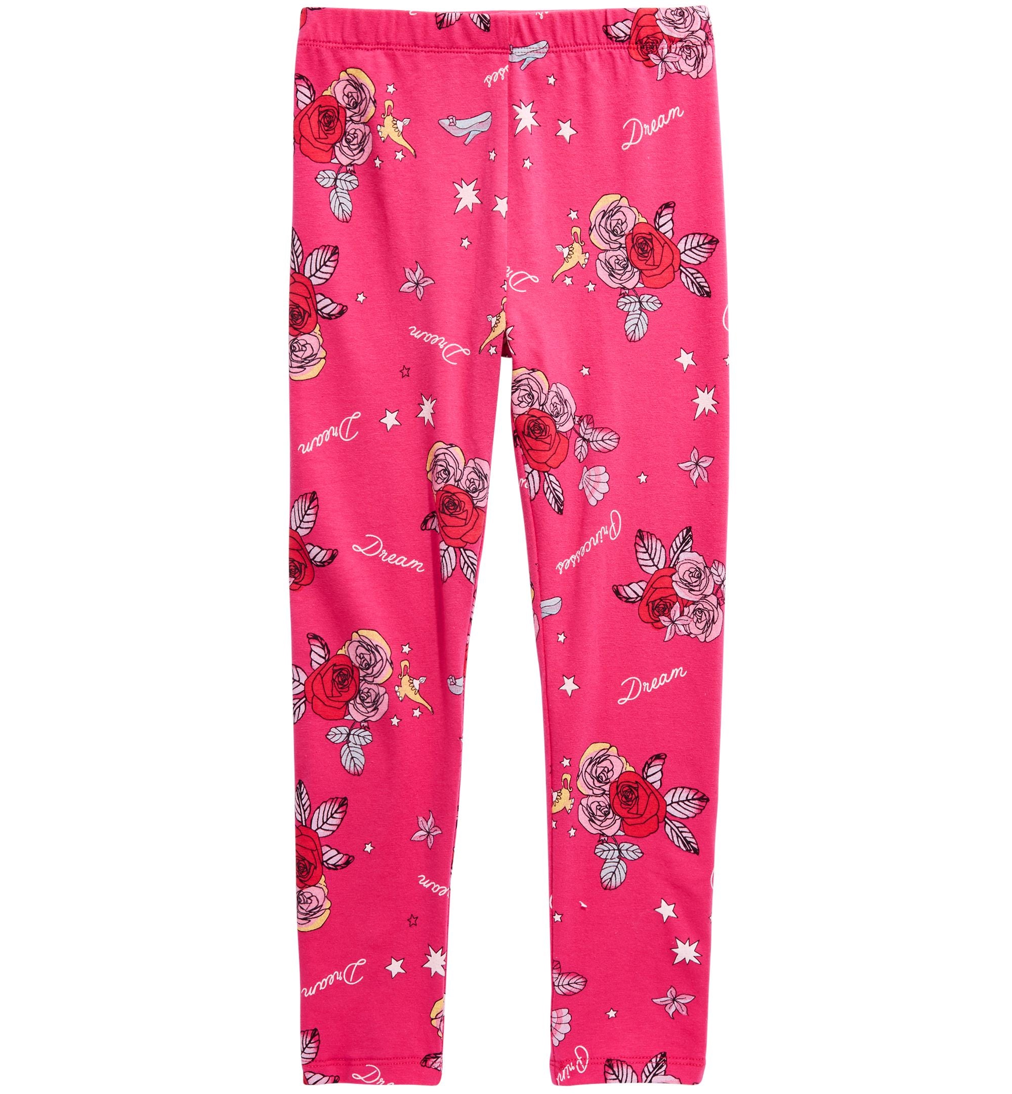 Disney Toddler Girls Floral Print Princess Leggings