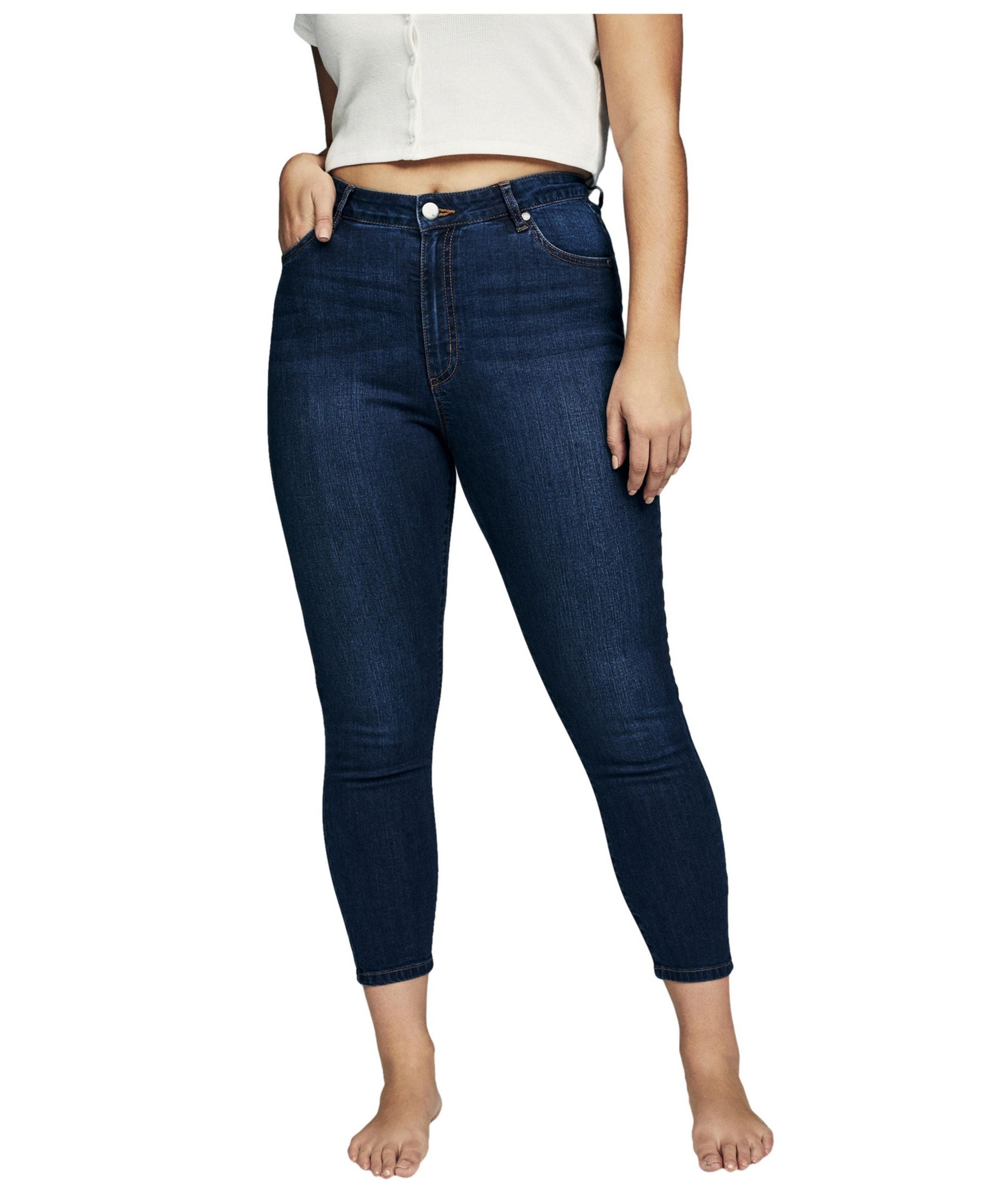 Trendy Plus Size Adriana High Skinny Jeans