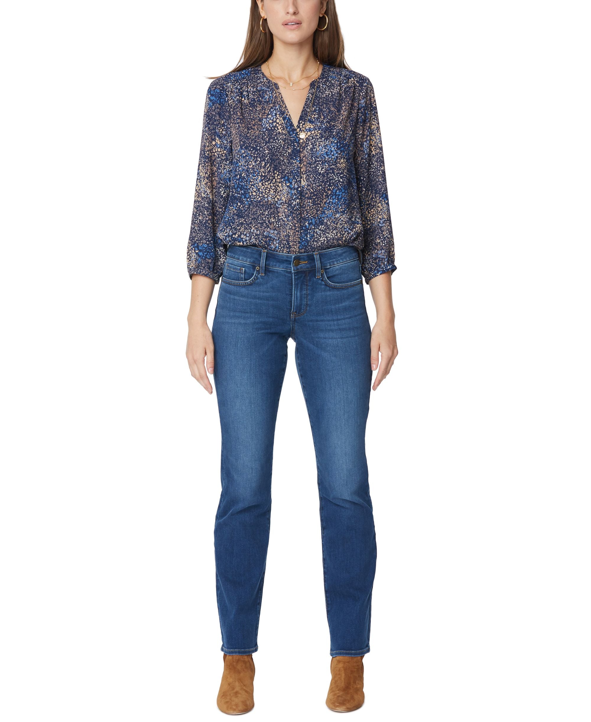 Nydj Marilyn Straight Jeans