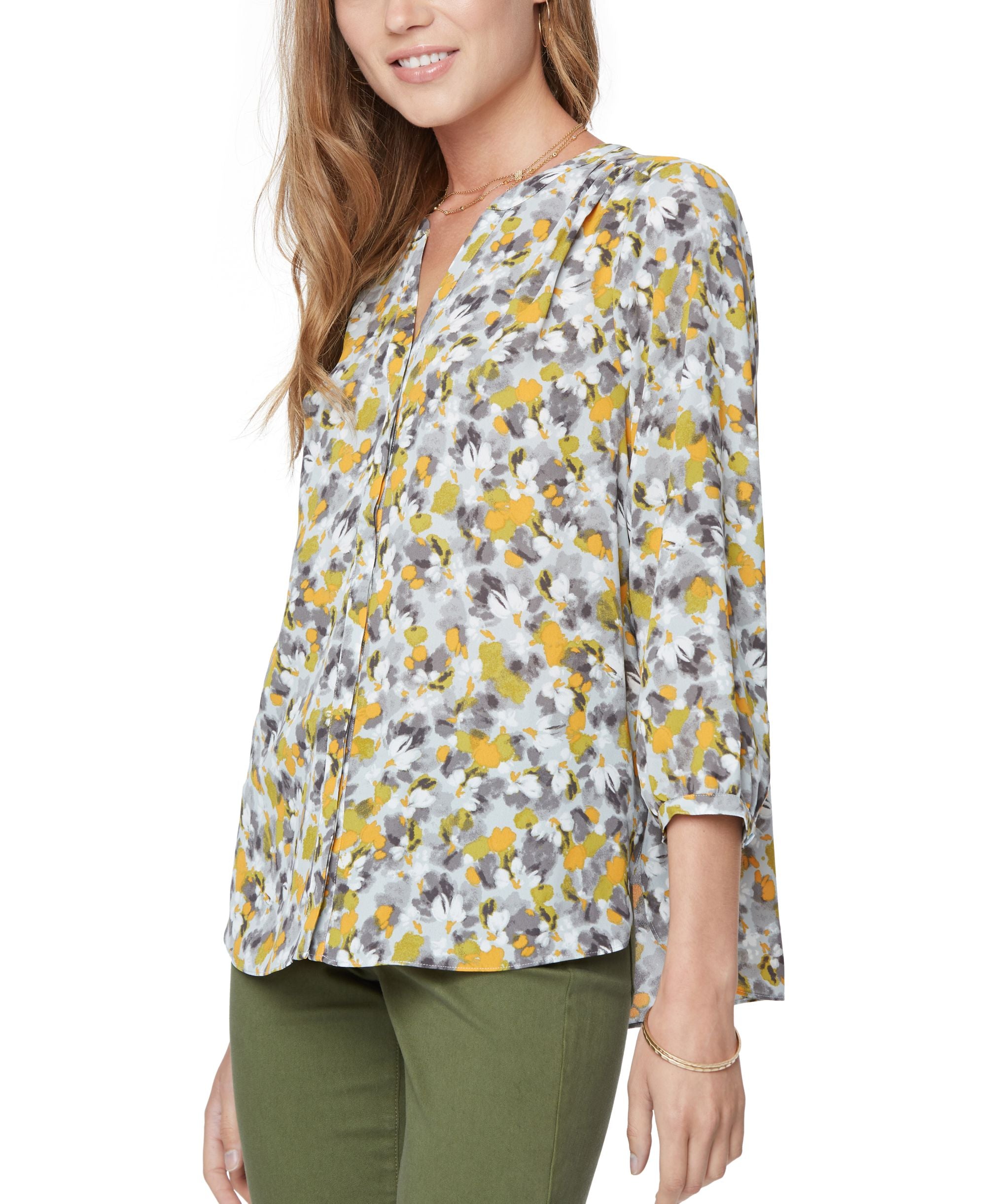 Nydj Pleated Blouse