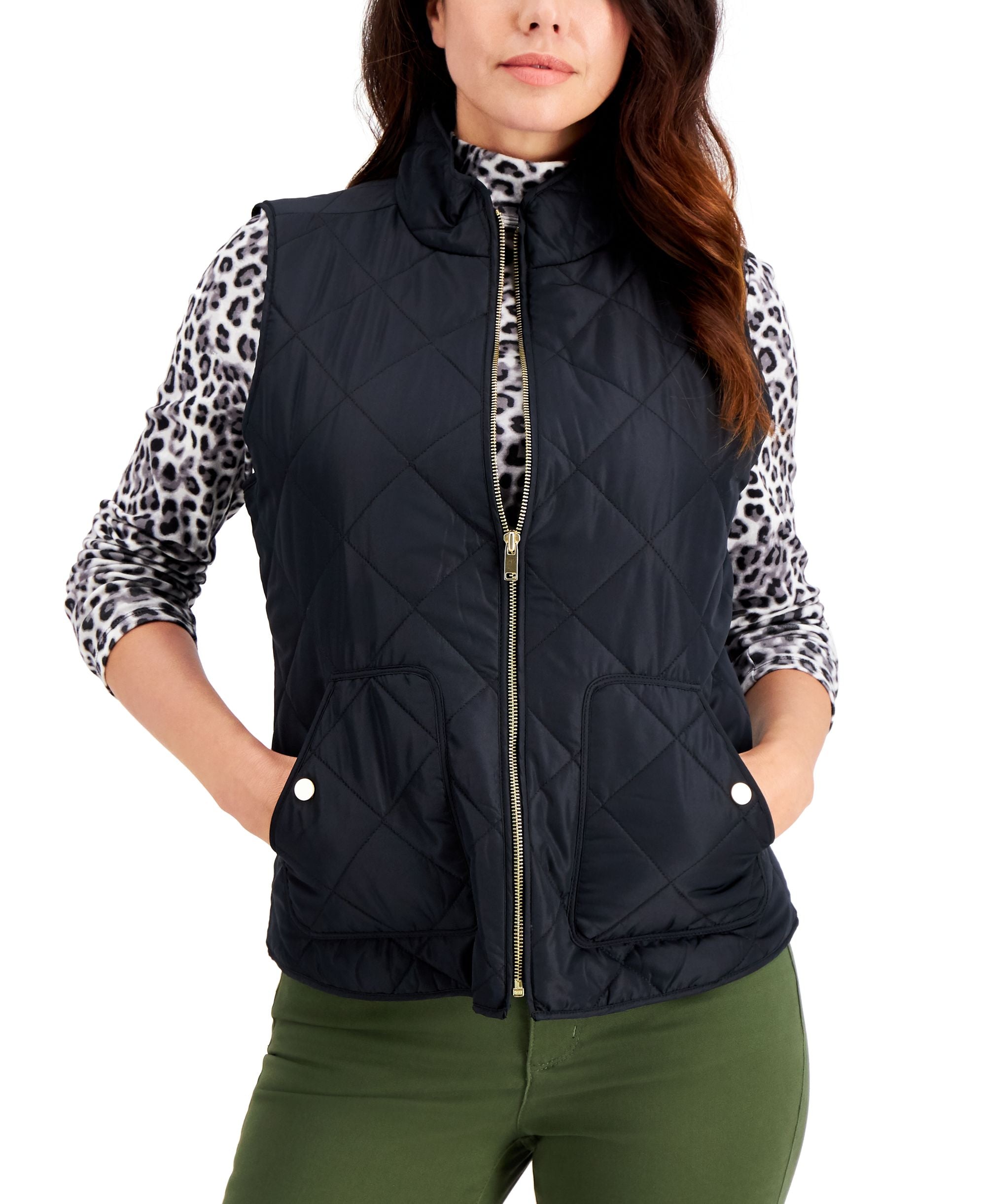 Charter Club Petite Quilted Vest