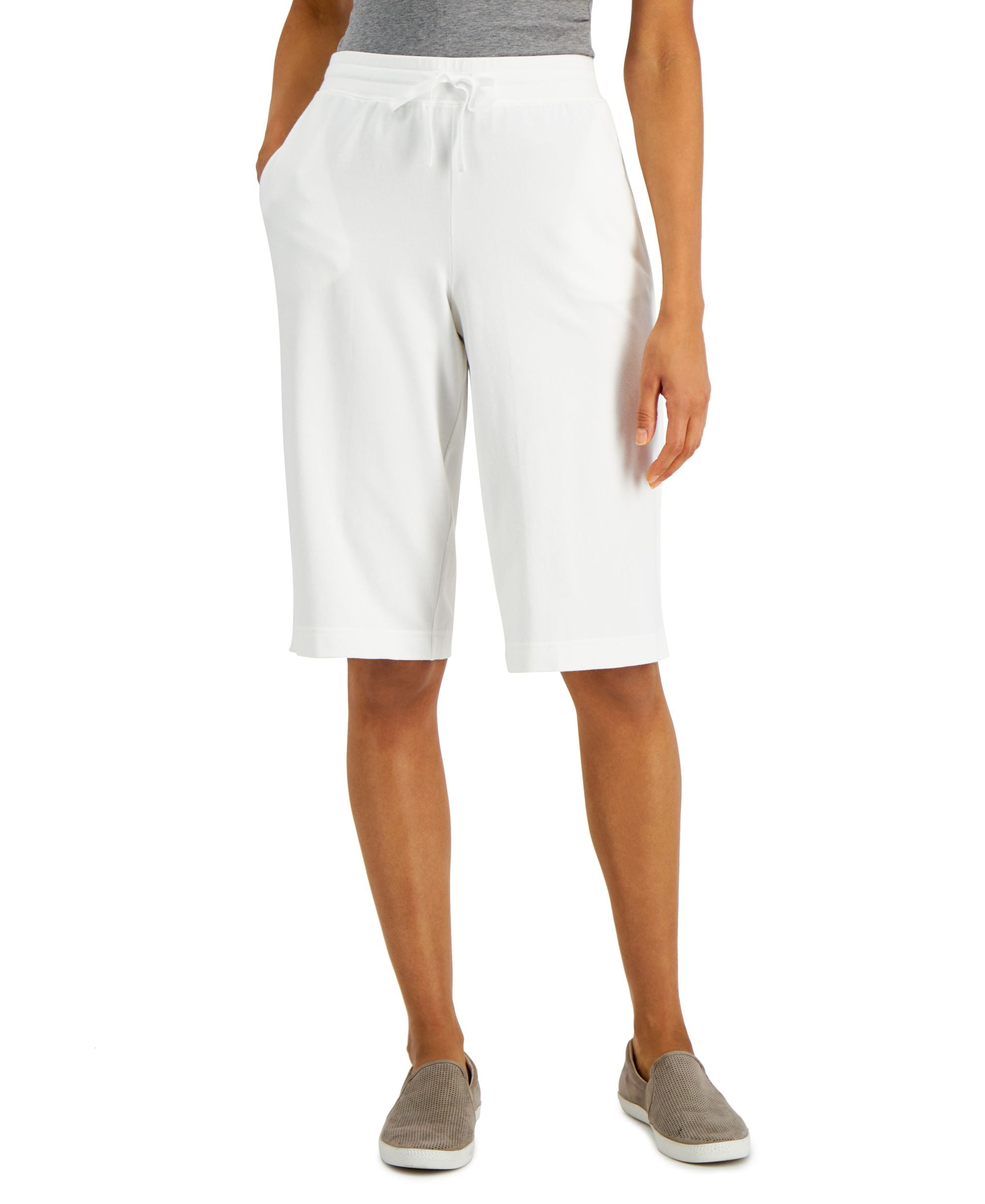 Petite Knit Skimmer Shorts