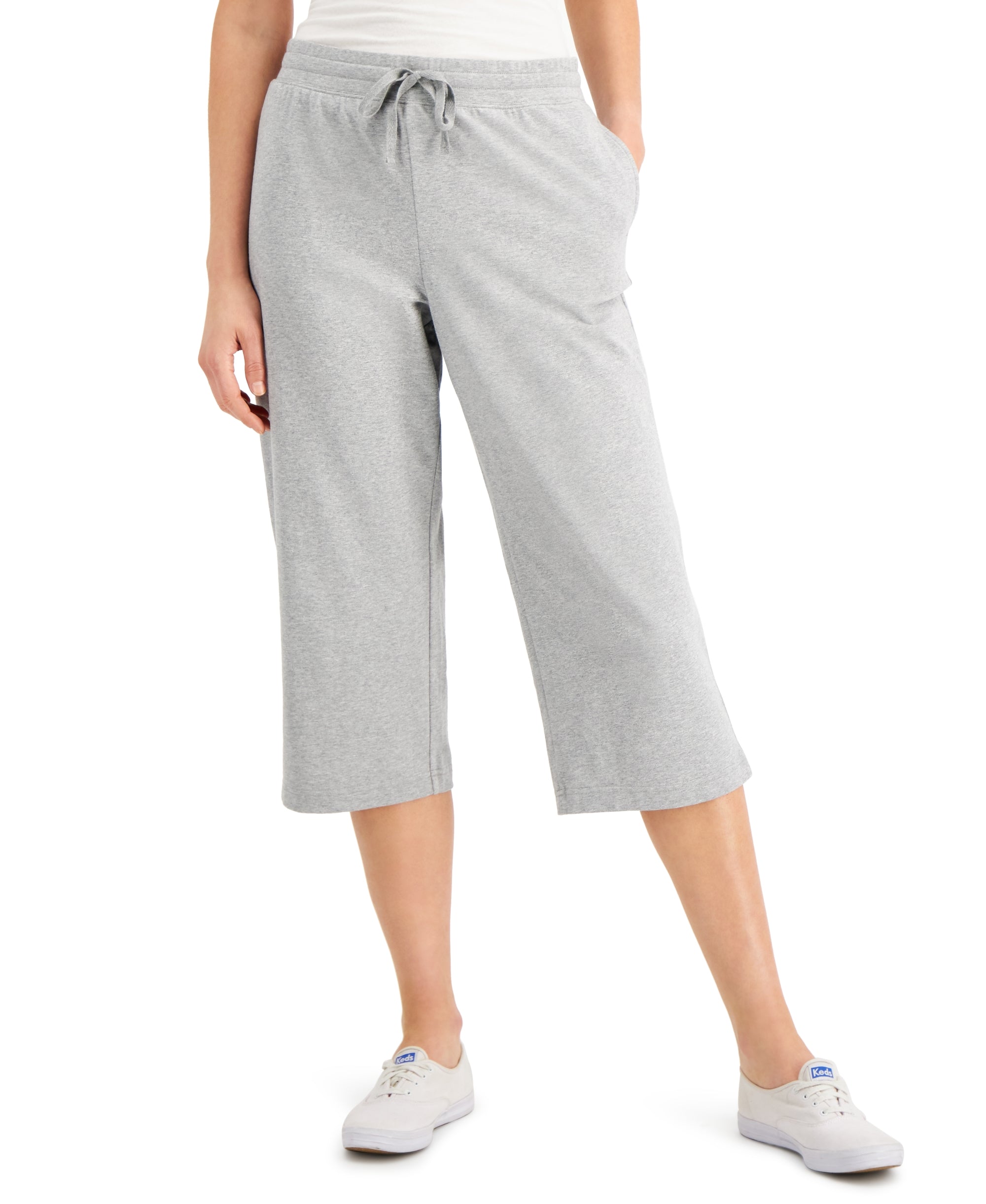 Knit Capri Pull on Pants