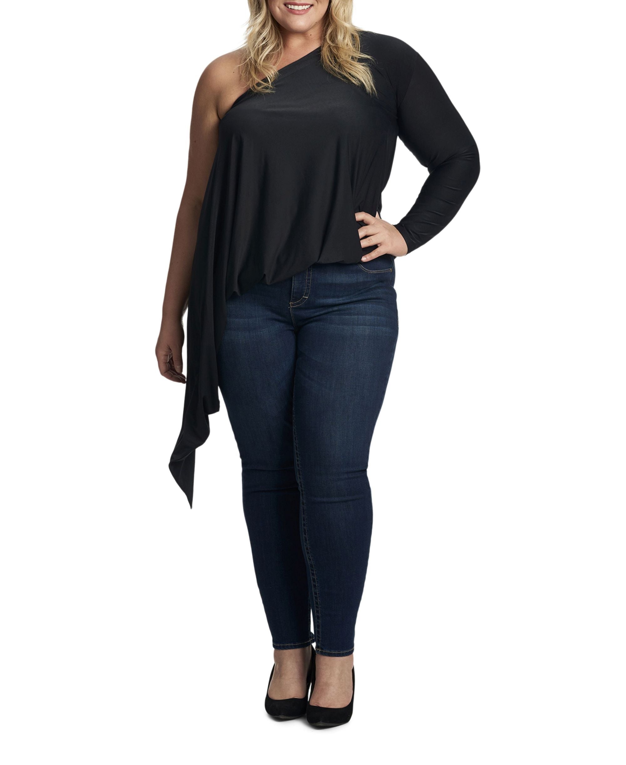Coldesina Womens Plus Jenny Sleeve Top