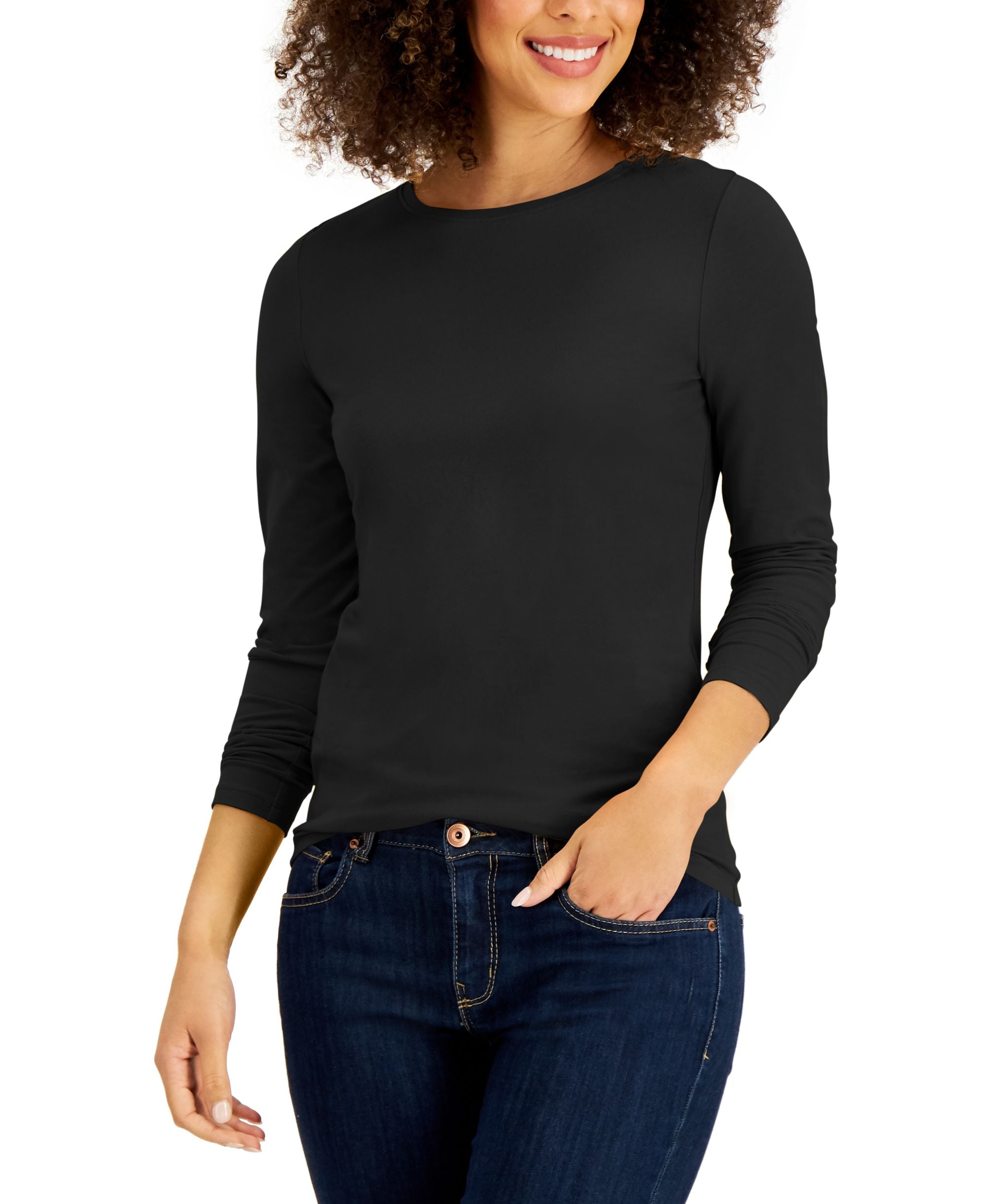 Style & Co Long Sleeve Top