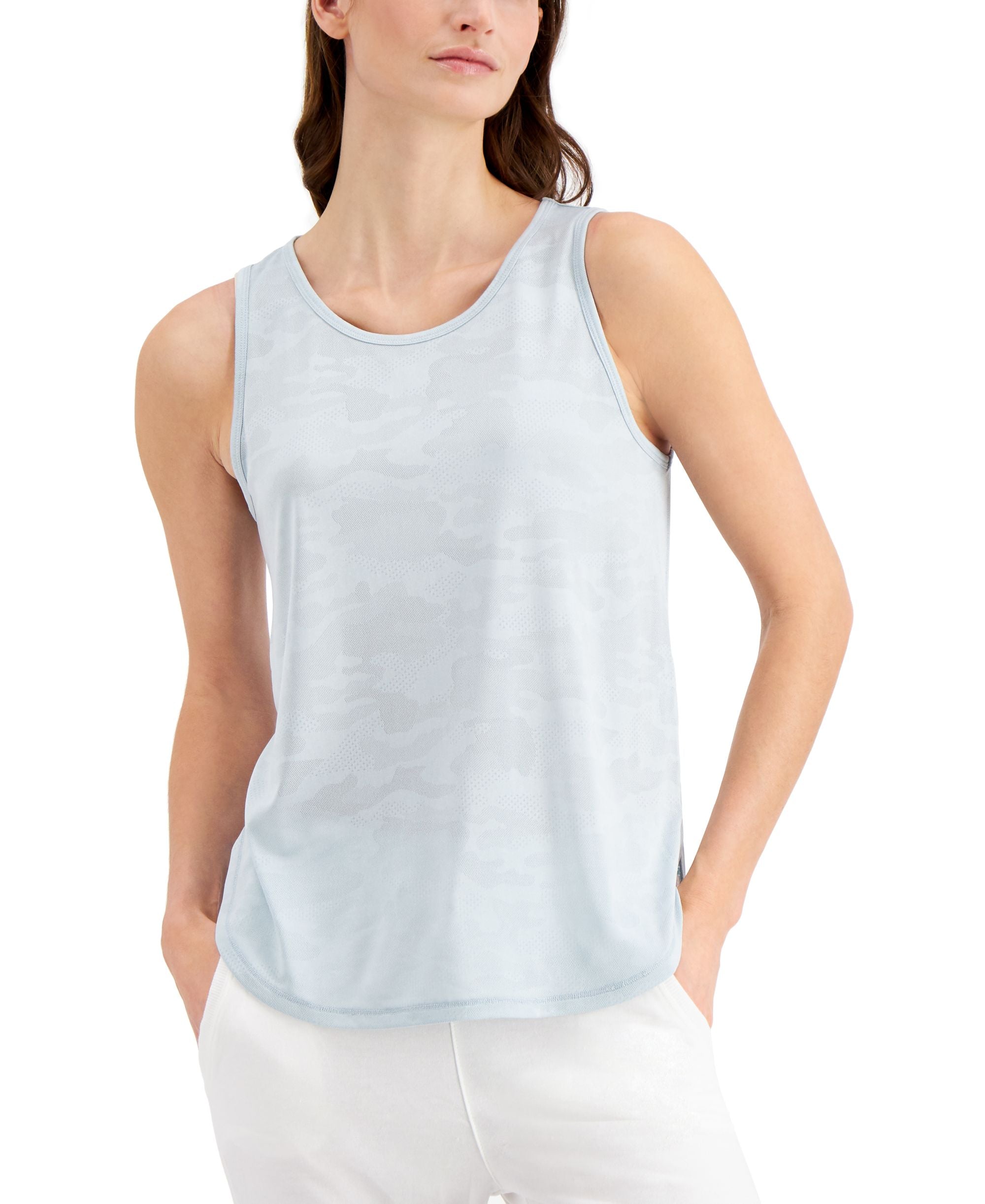 ID Ideology Jacquard Camo Tank Top
