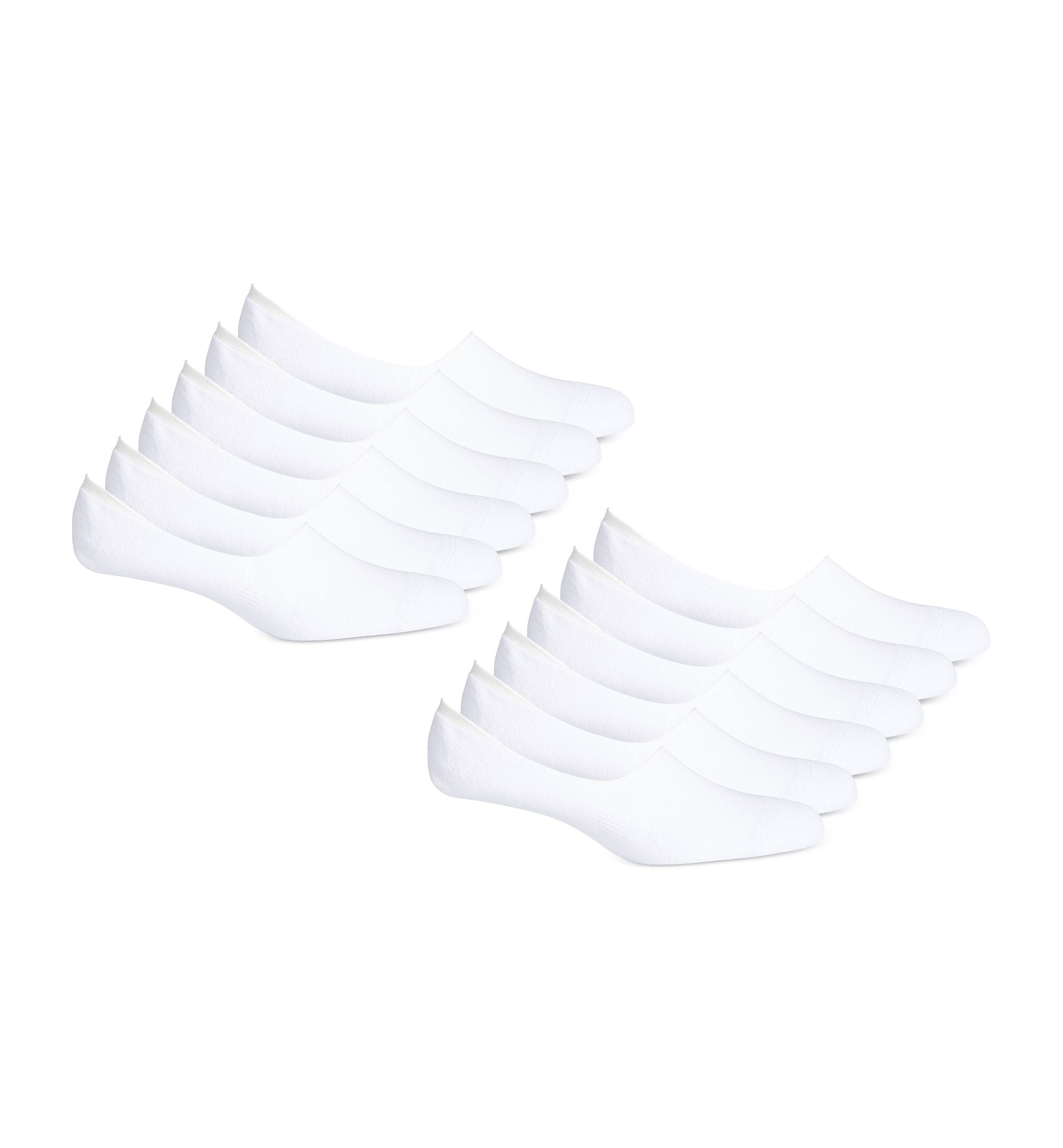 Men's No Show Socks - 12-Pack