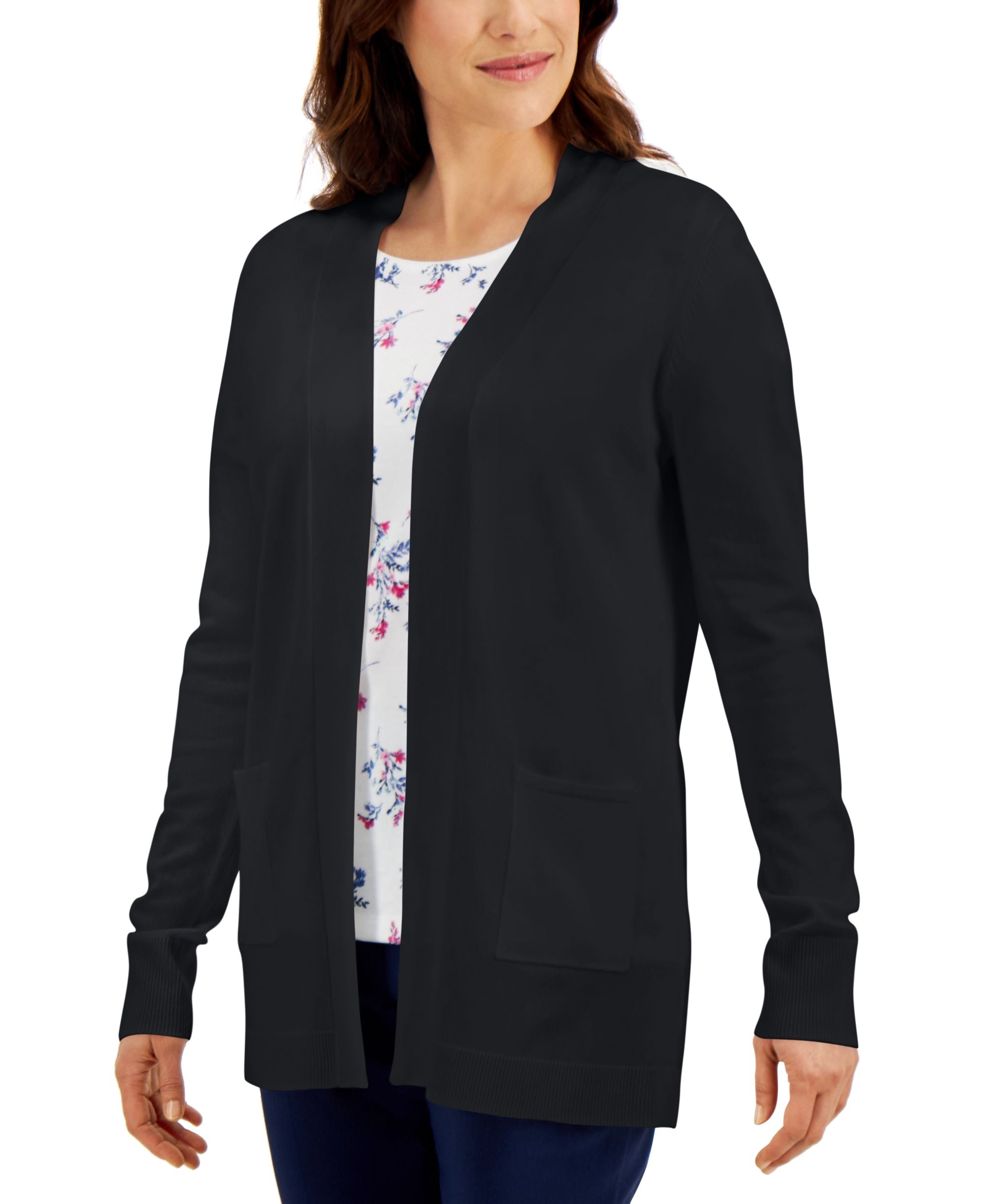Open-Front Cardigan
