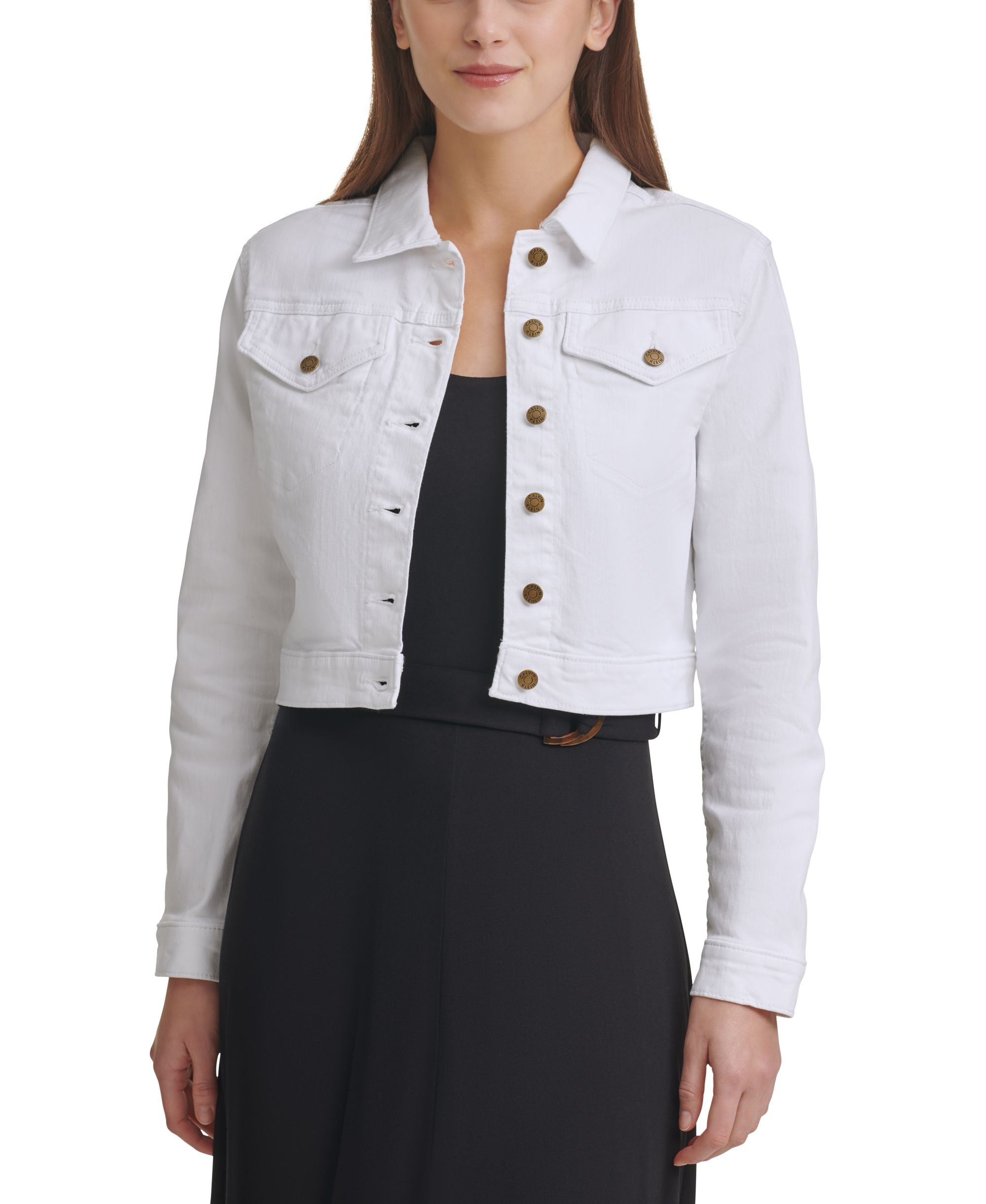 Calvin Klein White Jean Jacket