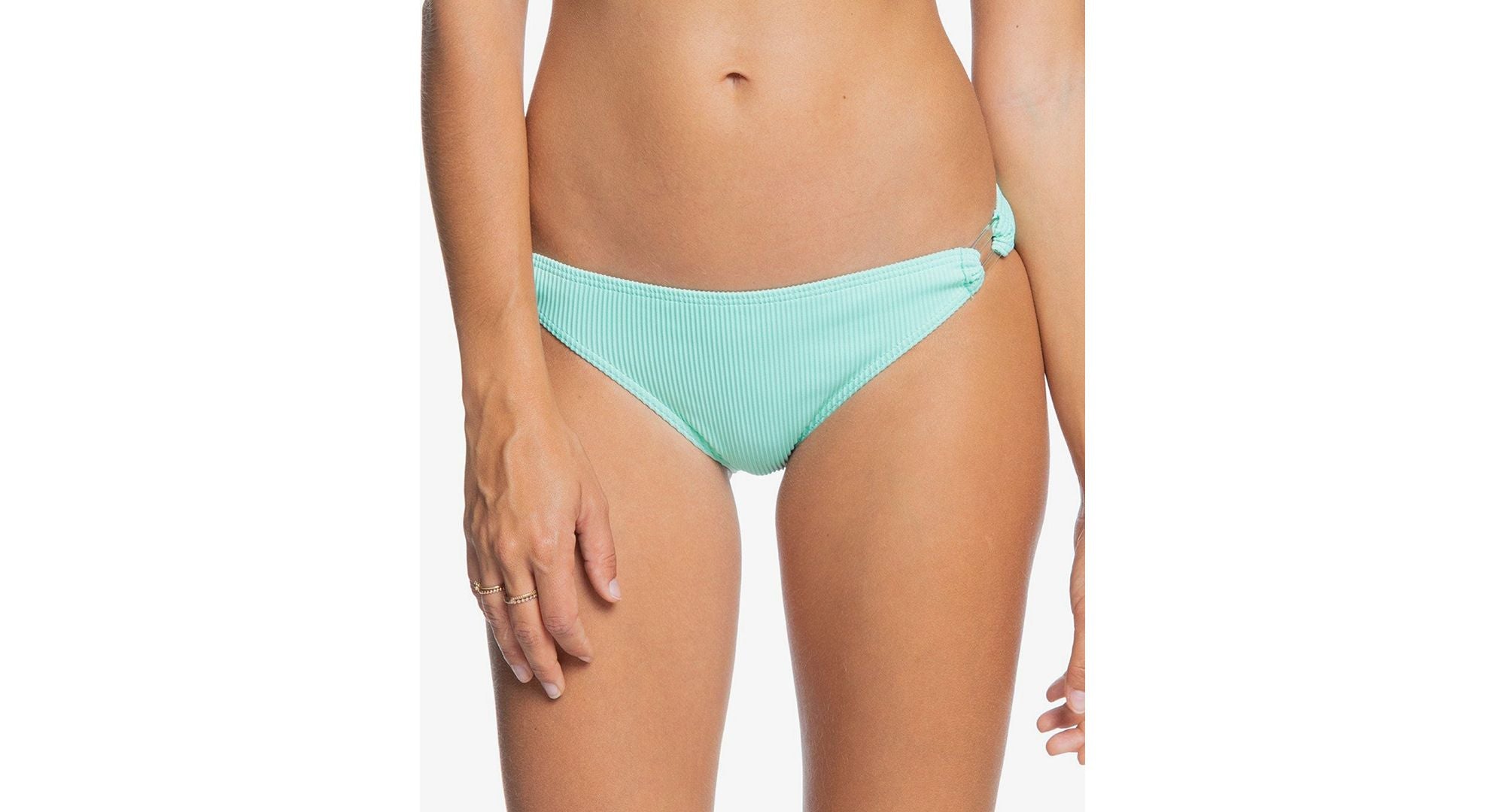 Juniors' Mind Of Freedom Textured Ring Bikini Bottoms