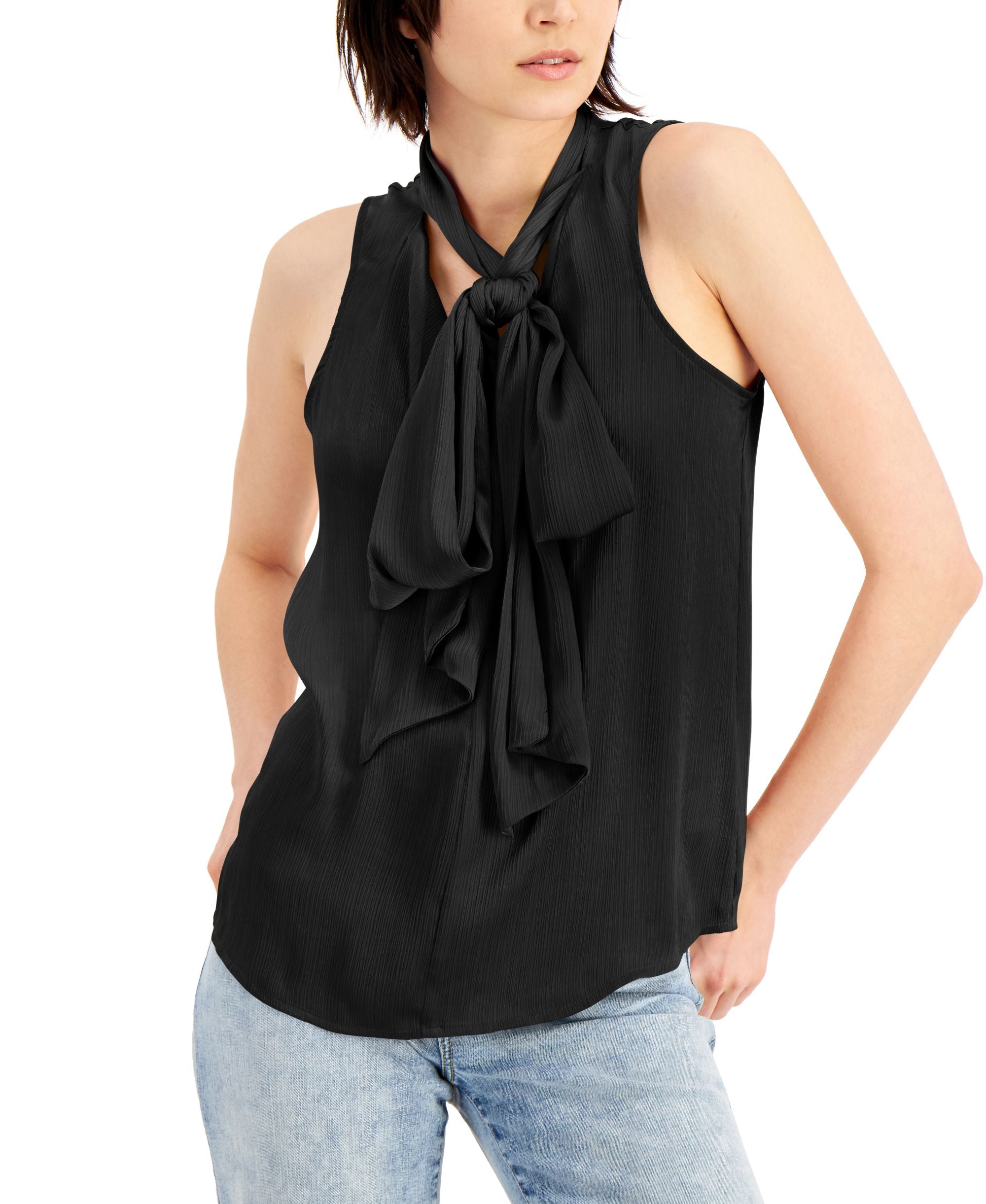 Inc International Concepts Textured Oversized-Bow Top