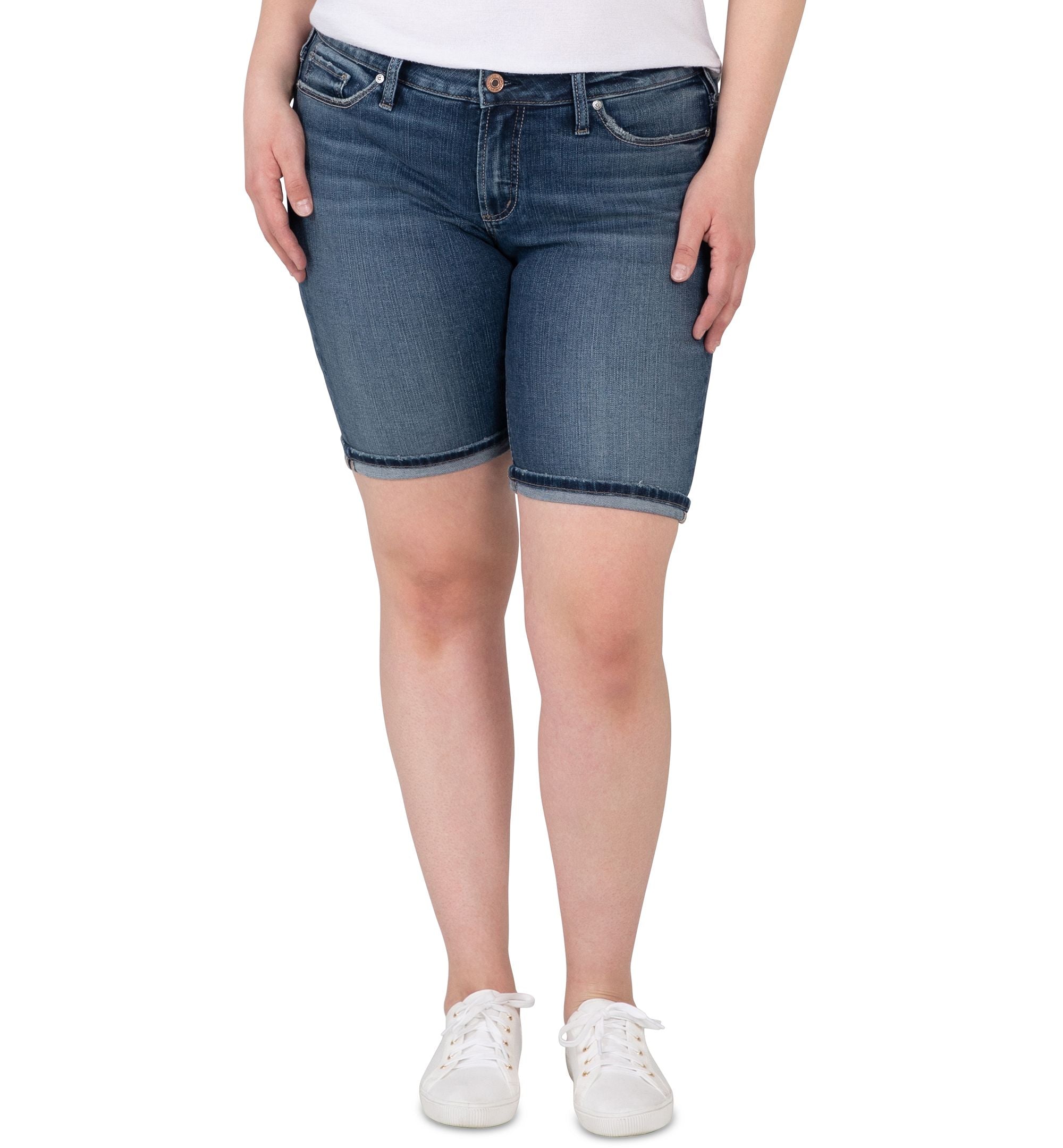 Silver Jeans Co. Plus Trendy Suki Bermuda Shorts