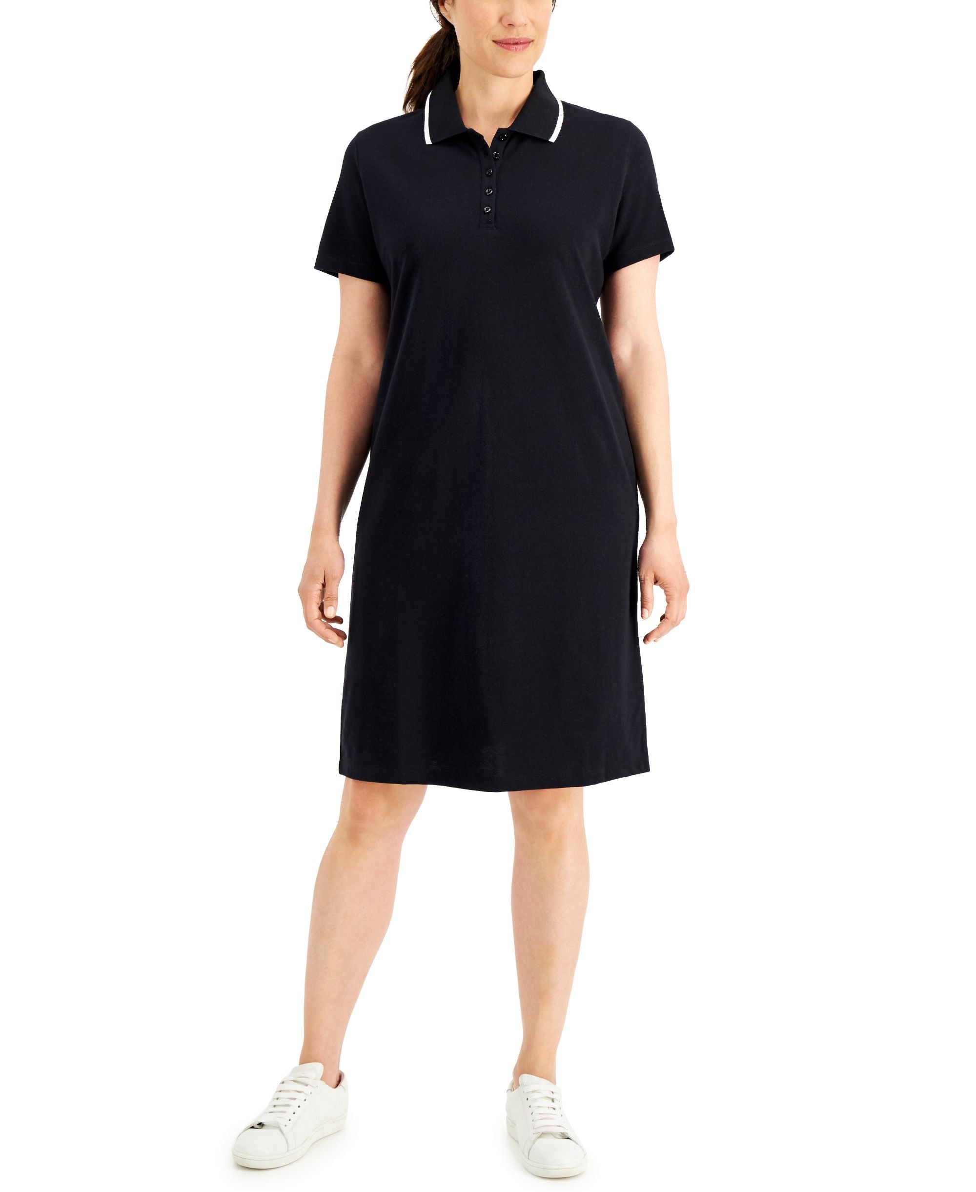 Karen Scott Petite Polo Shirt Dress