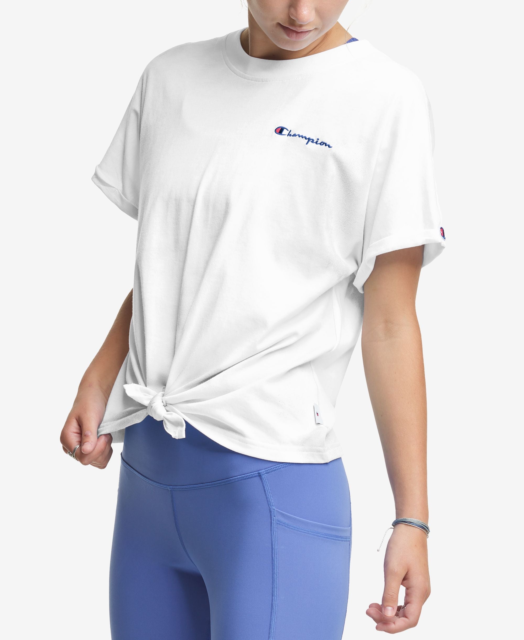 Champion Womens Active Tie Front T-Shirt