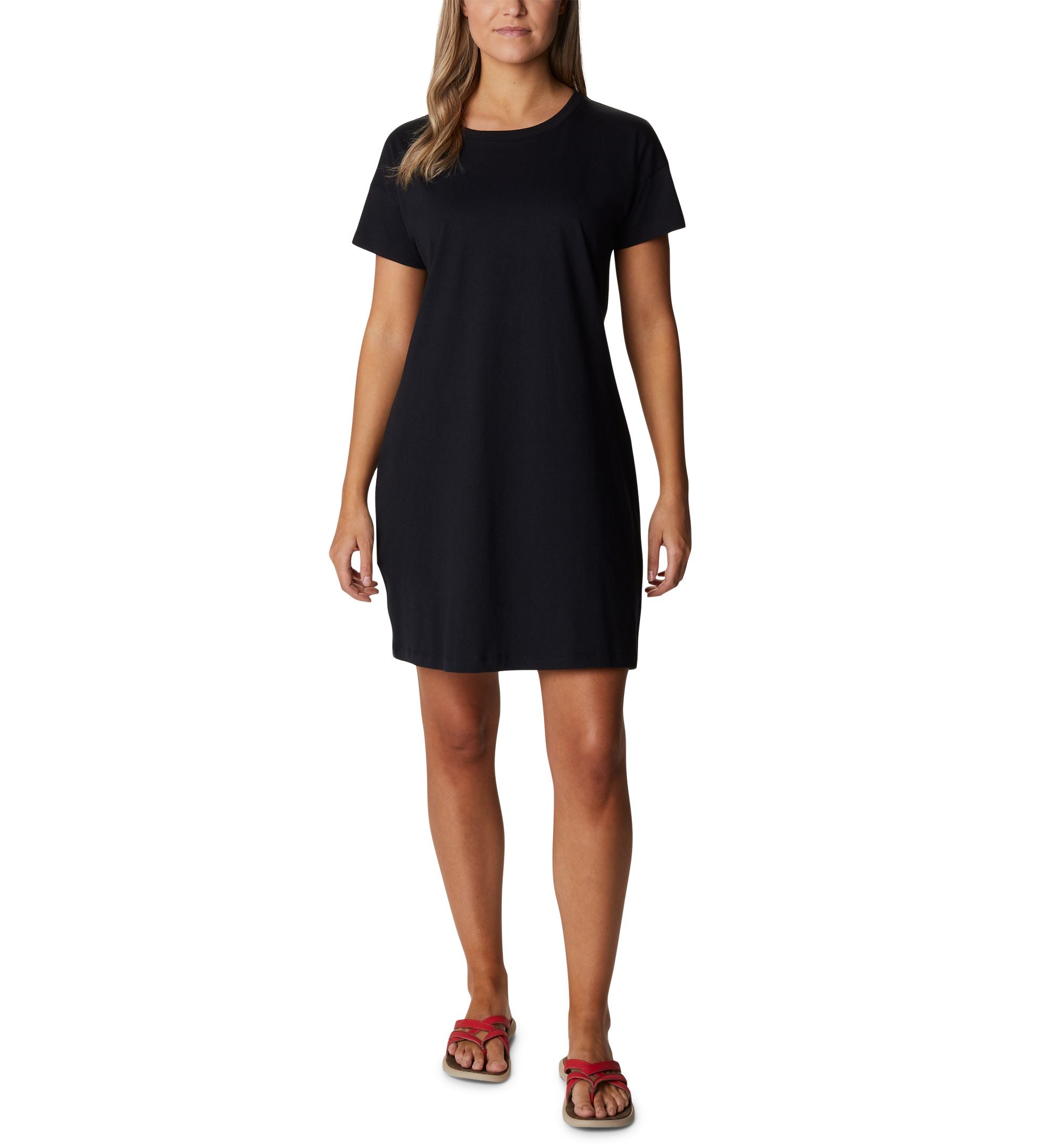 Columbia Womens Park Cotton T-Shirt Dress