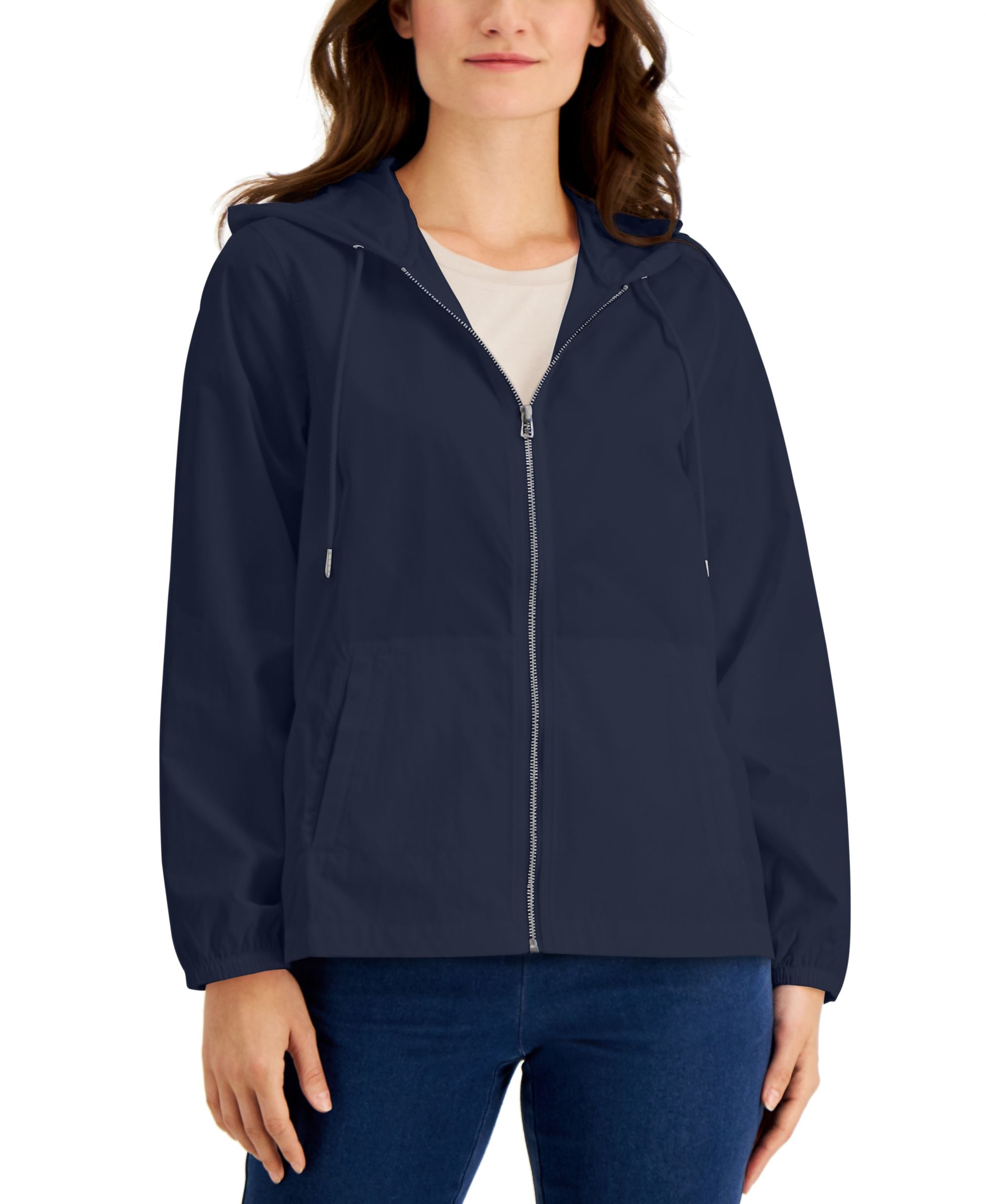 Karen Scott Zipper Hoodie