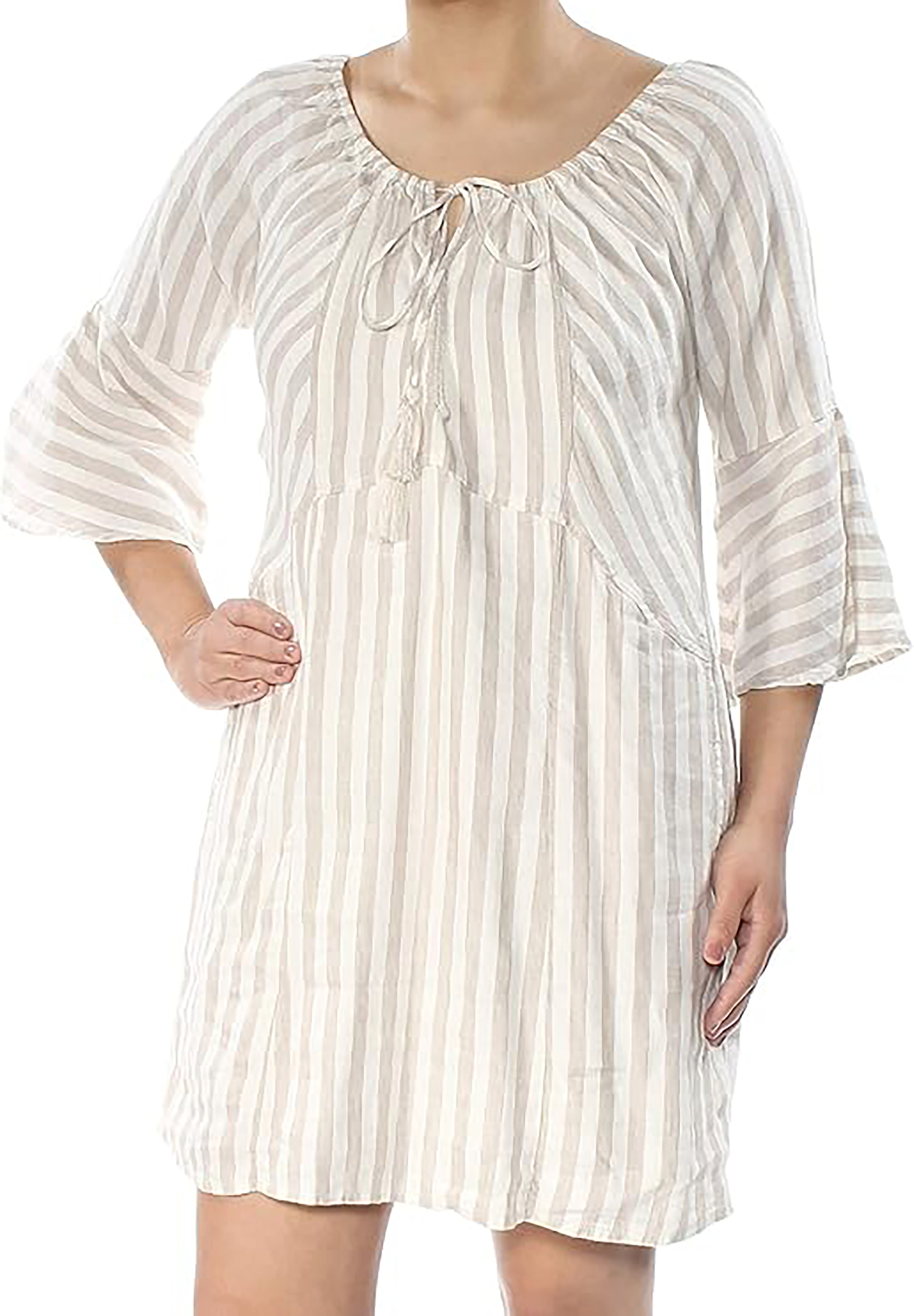 Free People Folk Town Minidress (Neutral Combo, S)
