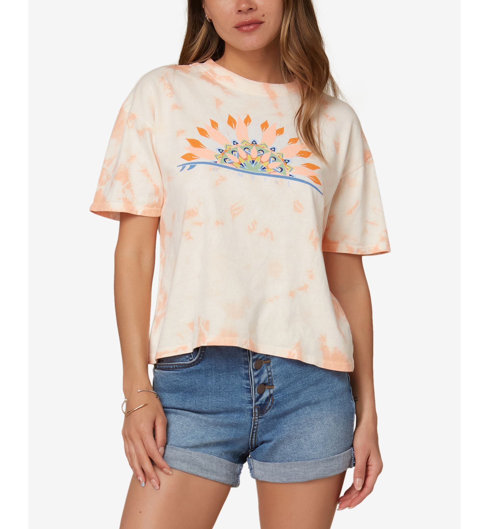 Juniors' Cotton Graphic T-Shirt