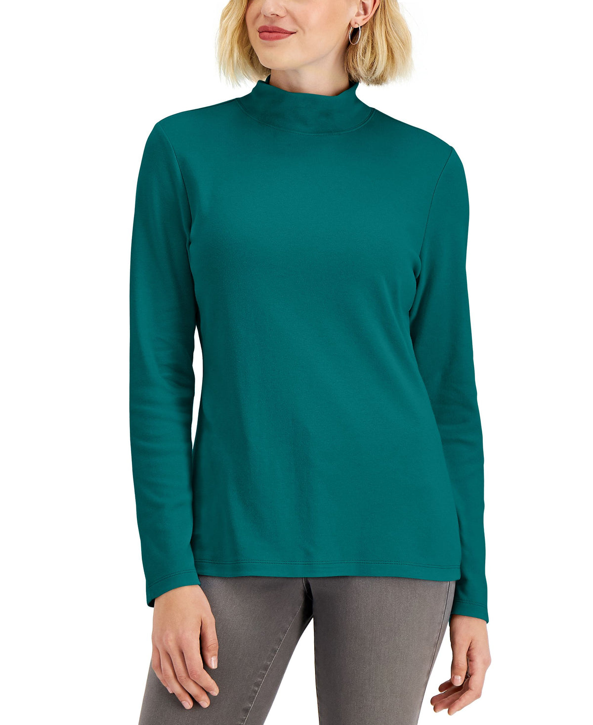 Mock-Neck Top
