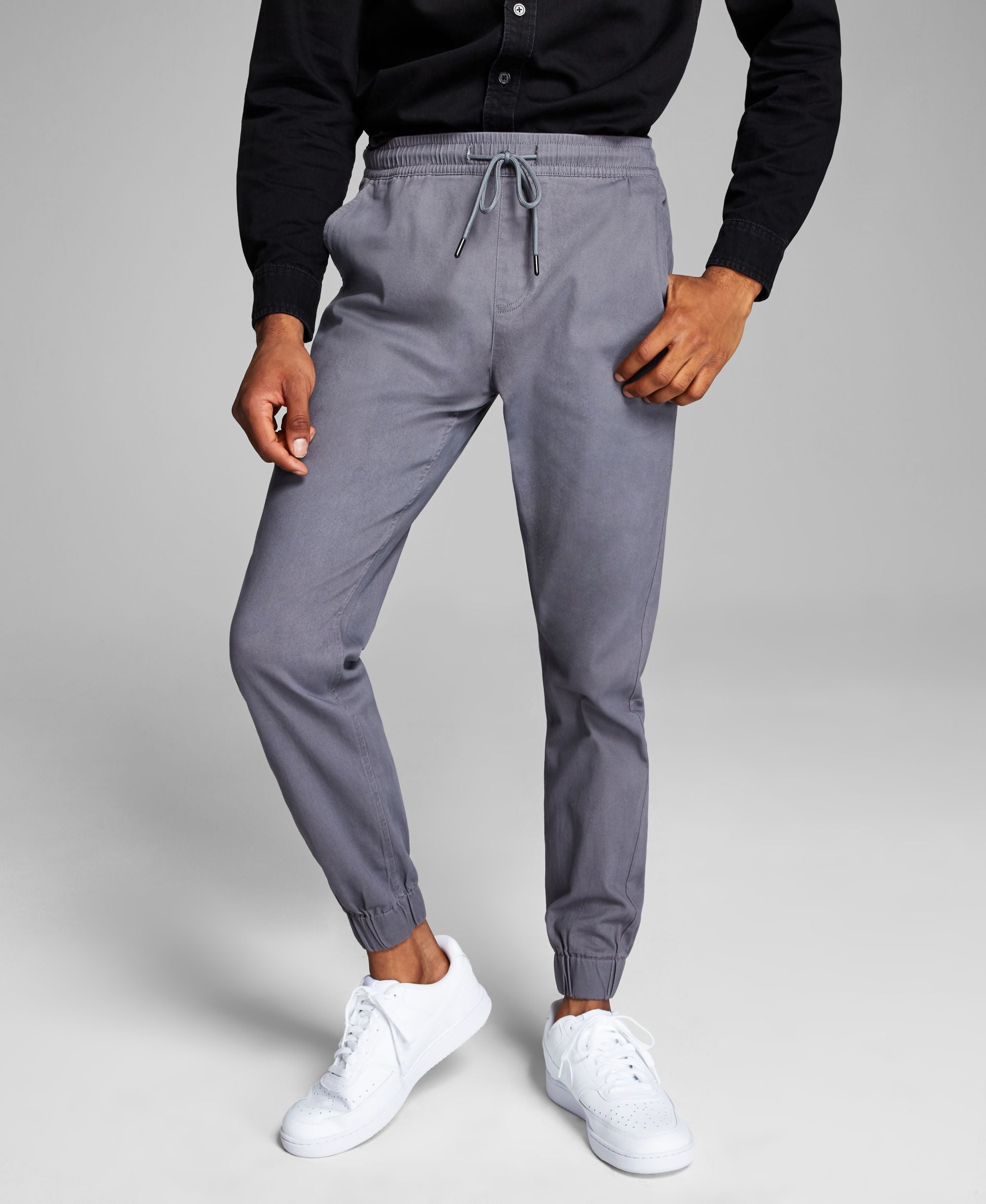 Men's Brushed Twill Jogger Pants