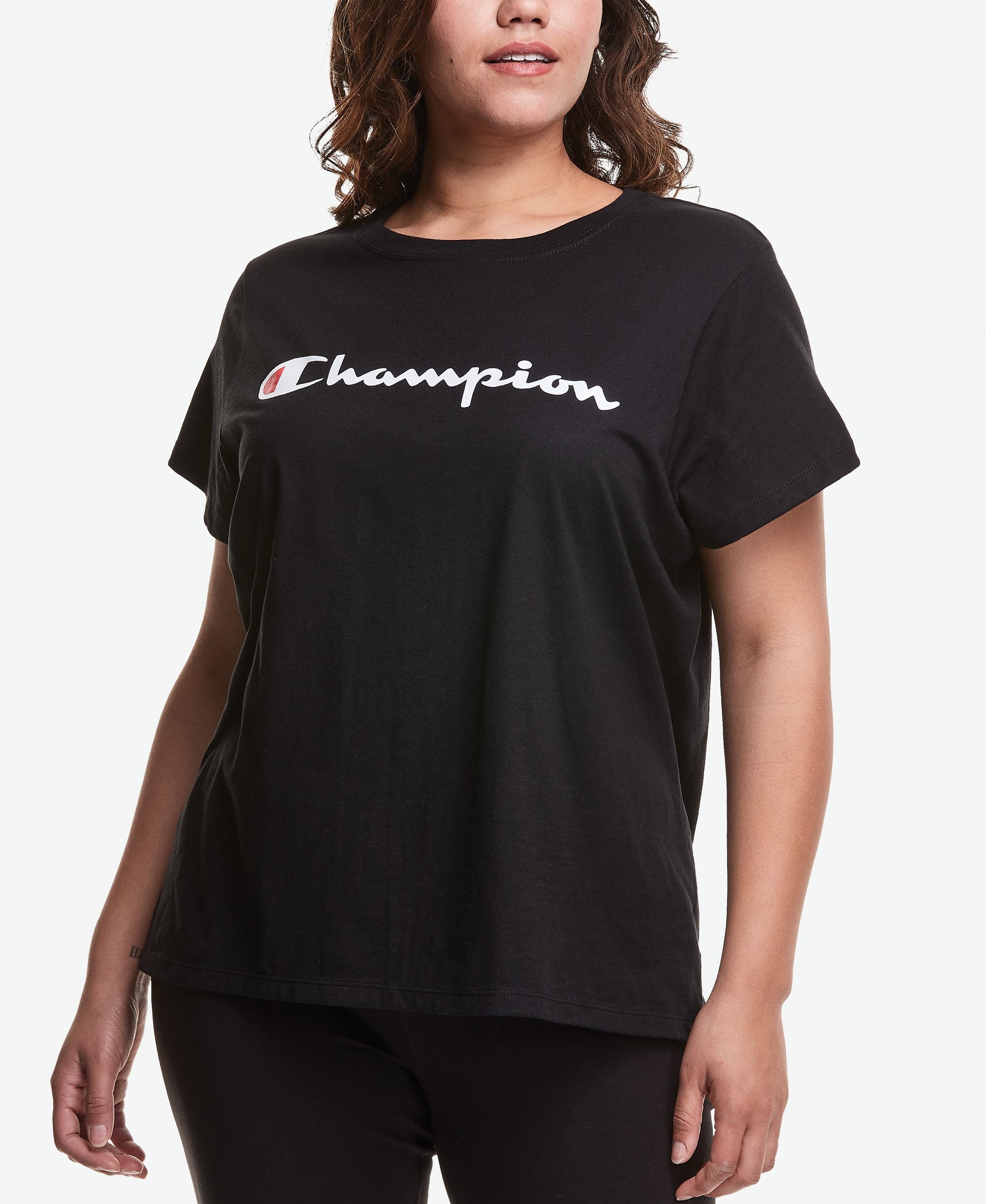 Champion Plus Size Classic Logo Graphic T-Shirt