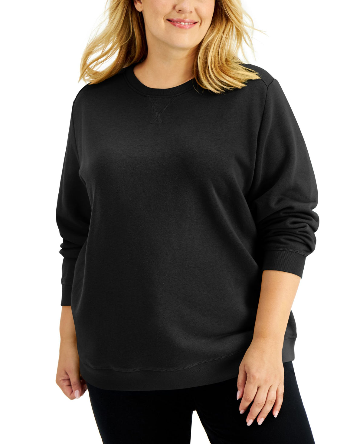 Plus Size Crewneck Sweatshirt