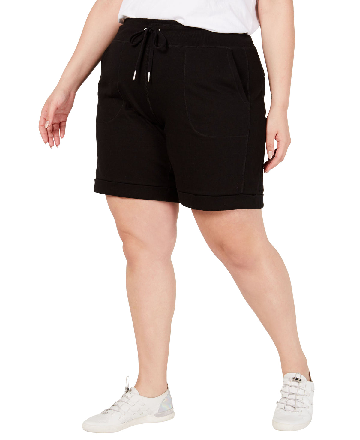 Calvin Klein Performance Plus Size Cuffed Shorts